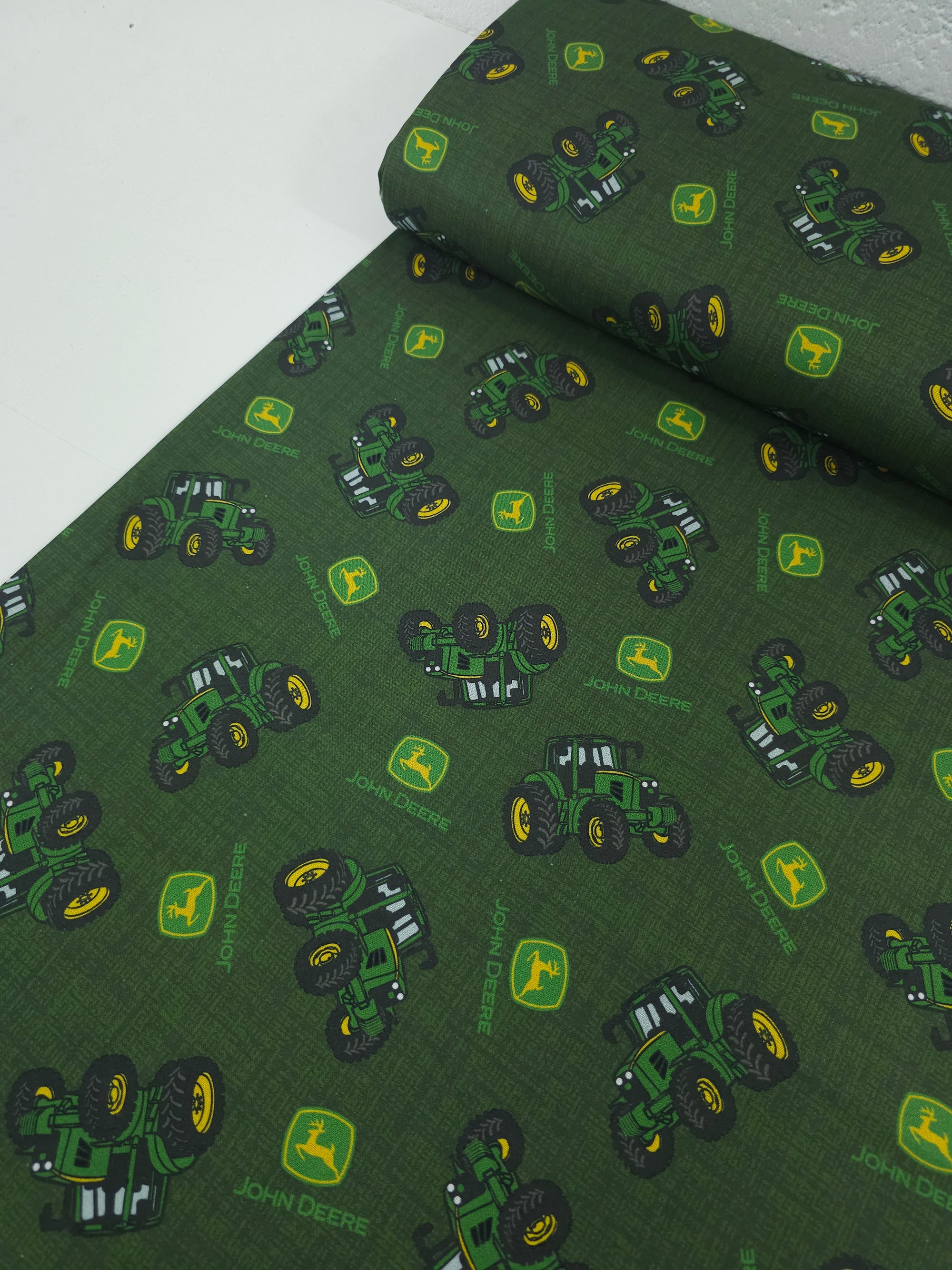John Deere Classic Tractor 100% Cotton