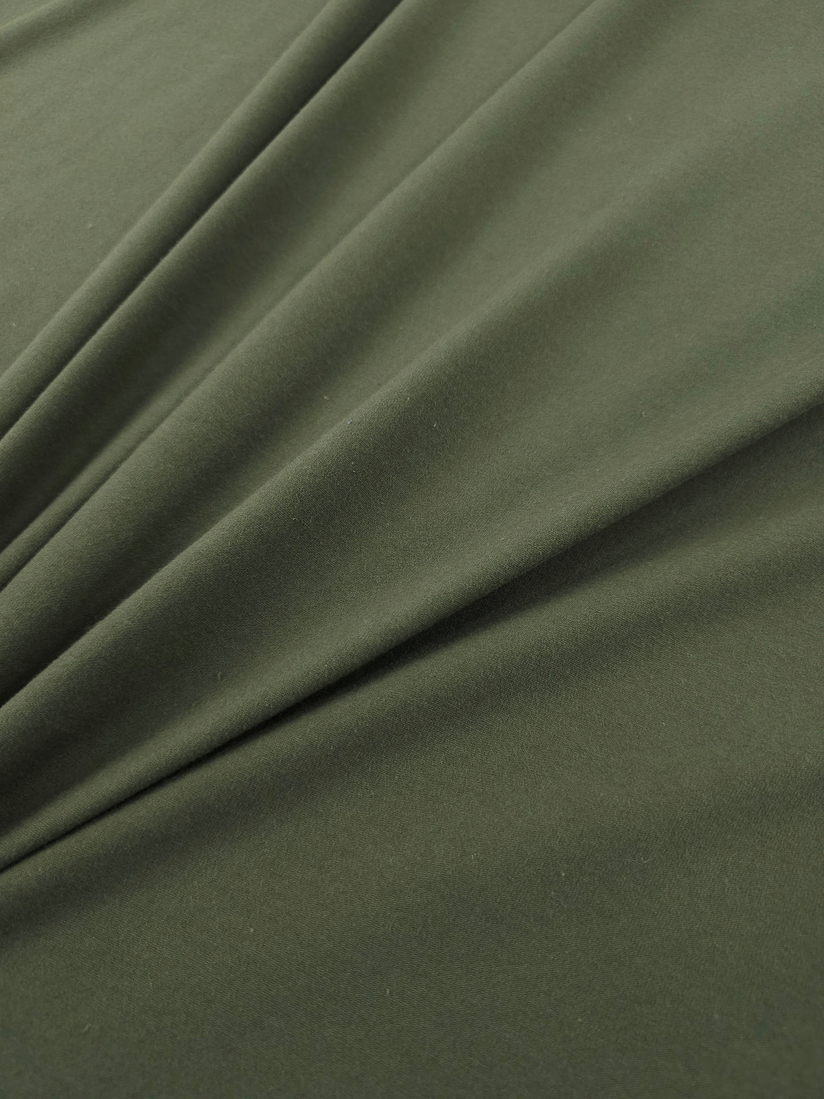 Khaki Bamboo Cotton Jersey