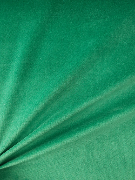 Green Cotton Velvet