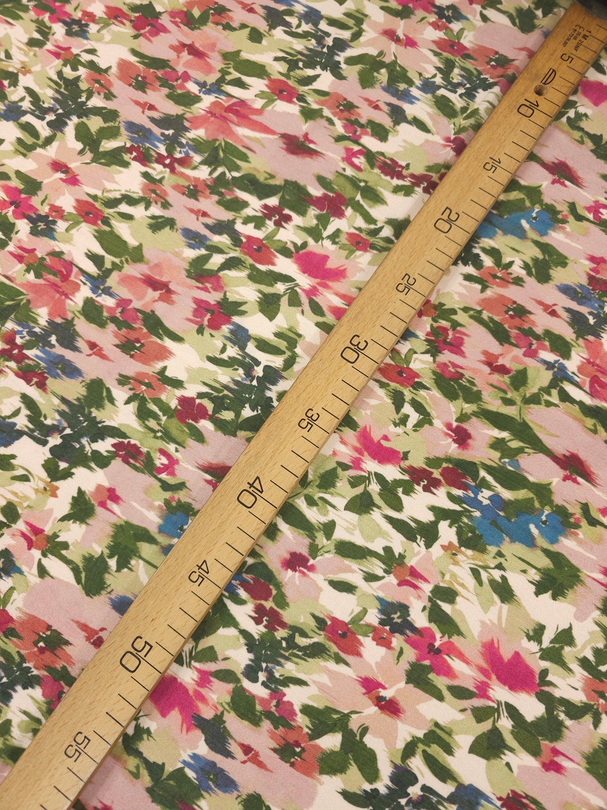 Watercolour Floral Wonder Slinky Rayon Jersey *FARM RIO*