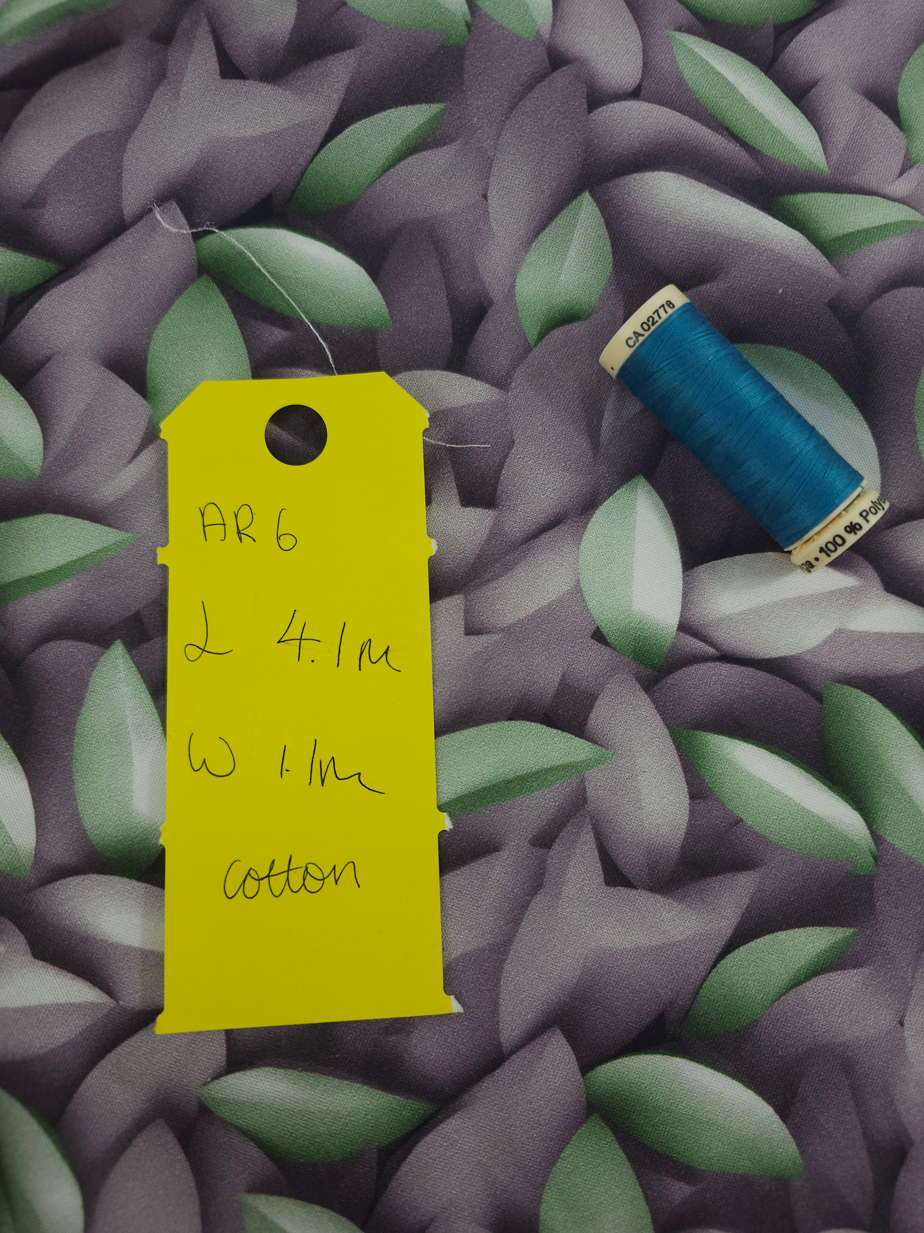 Intelligent leaf Cotton- 4.1m piece