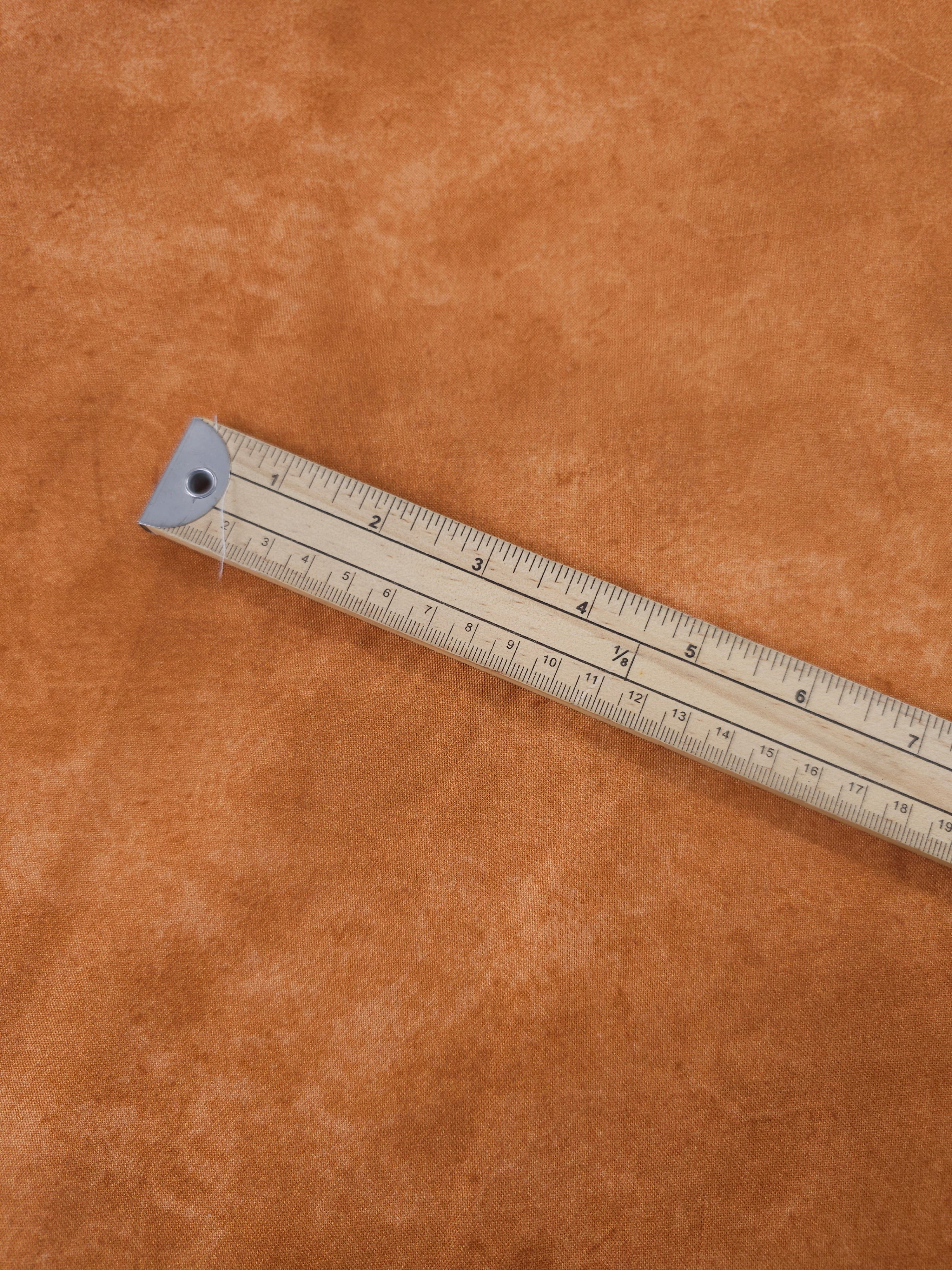 Rustic Orange Smudge 100% Cotton