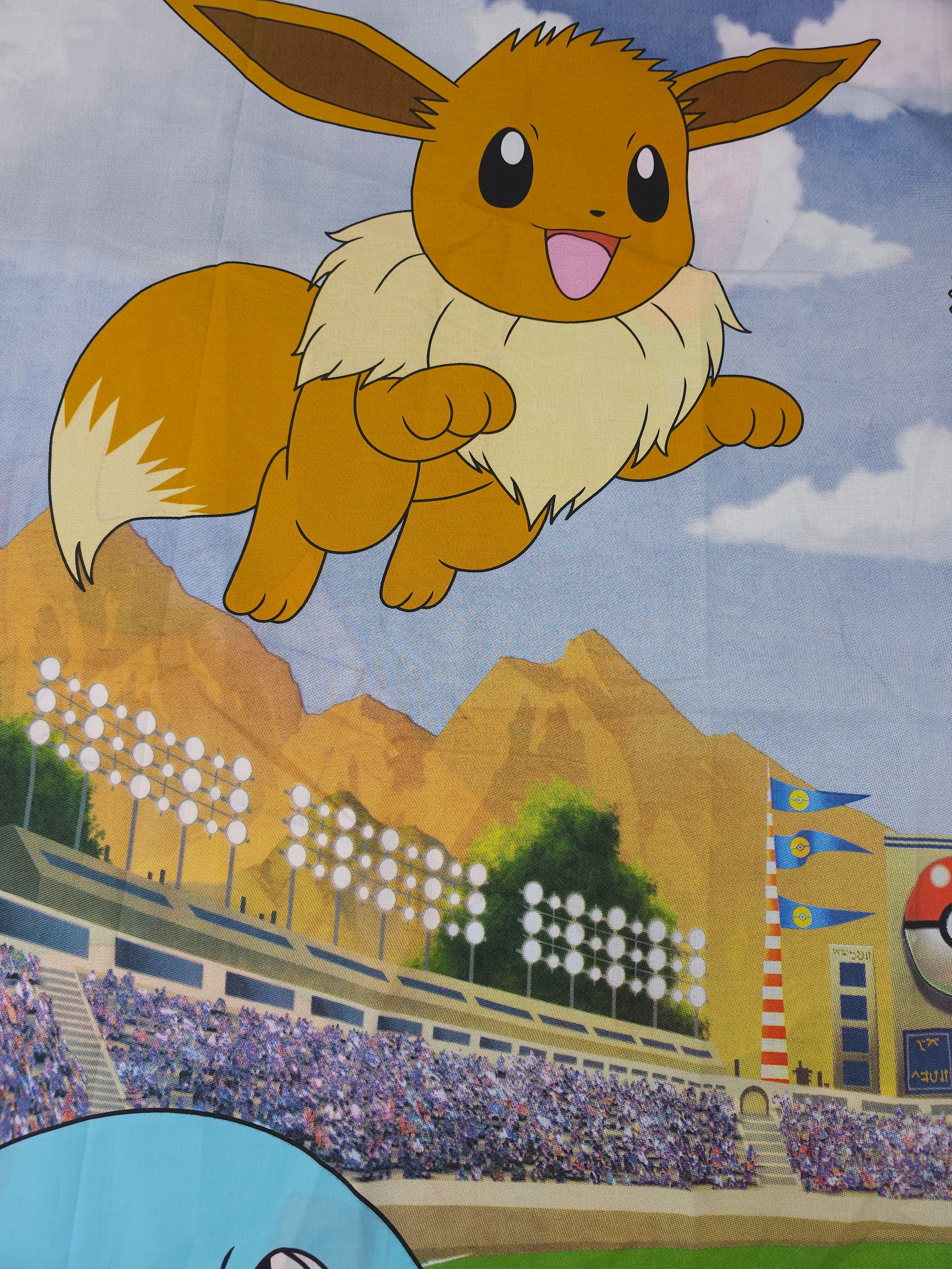 Gen 1 Pokemon races Cotton panel- 2m piece