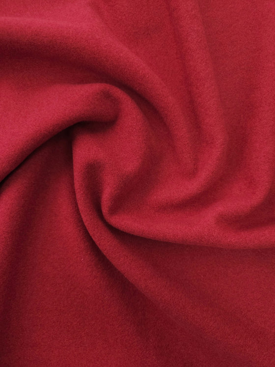 Red Medium-Weight Wool Mix