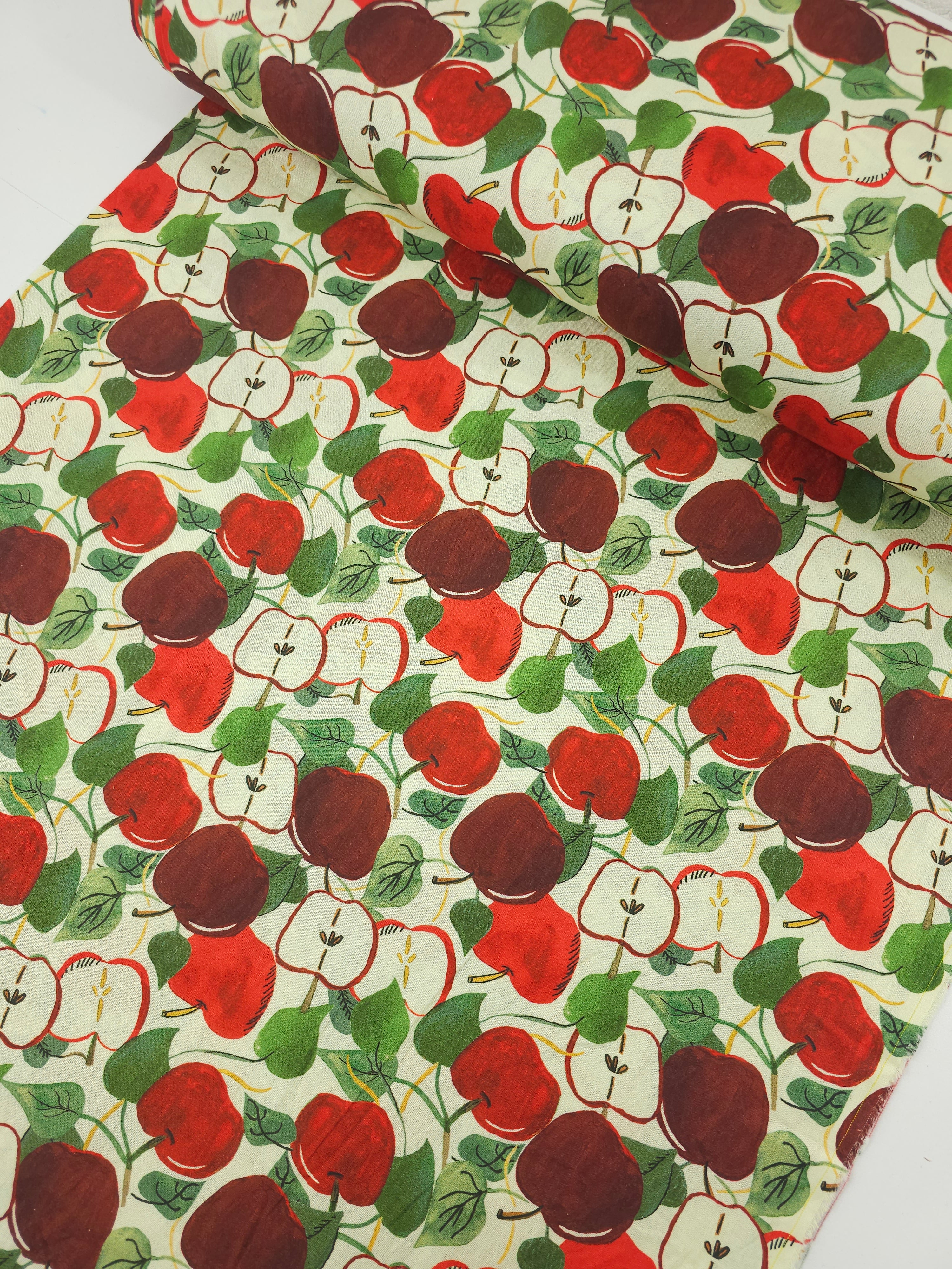 Apple Slices 100% Cotton