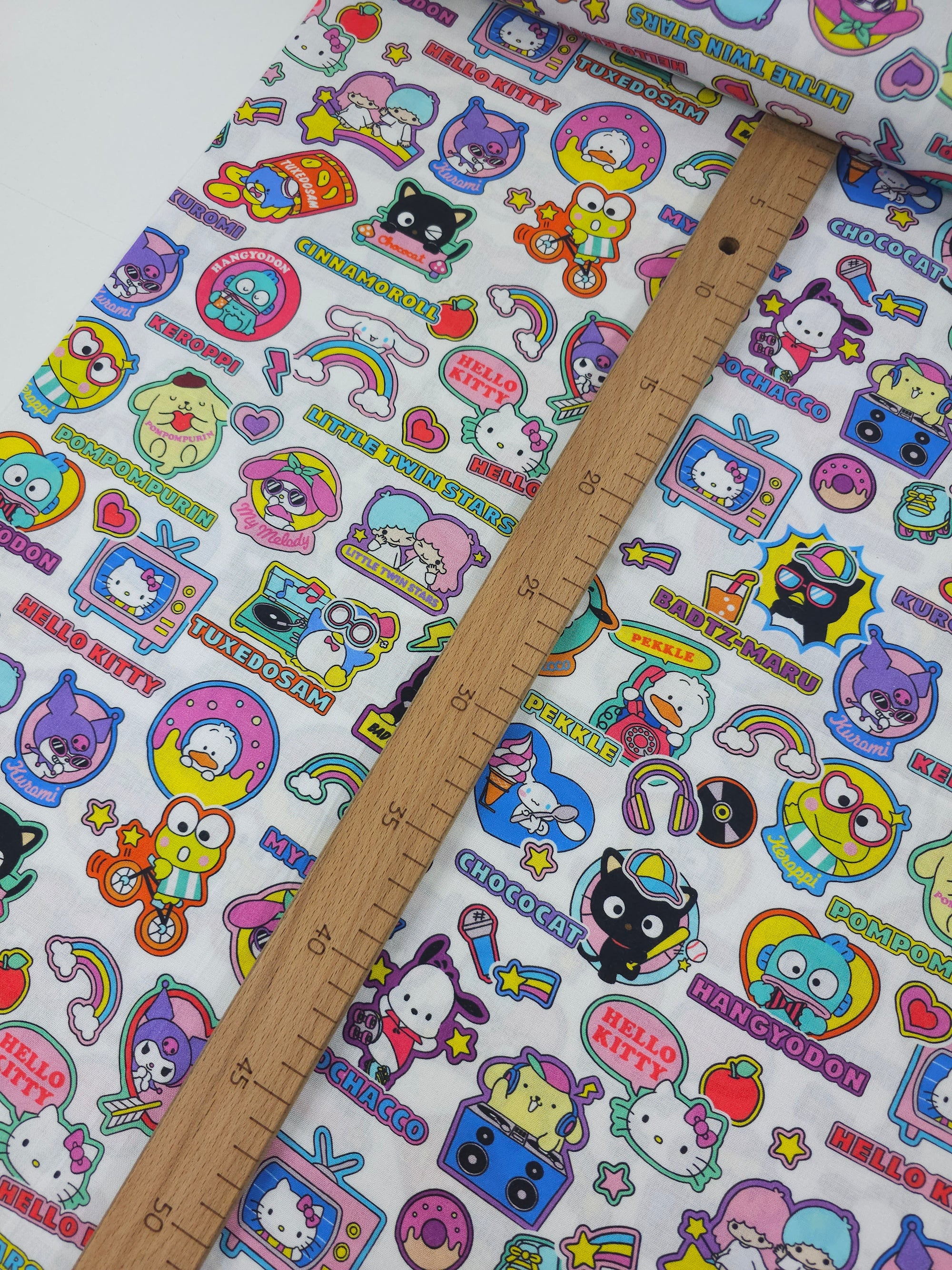 Hello Kitty and Friends Badges 100% Cotton