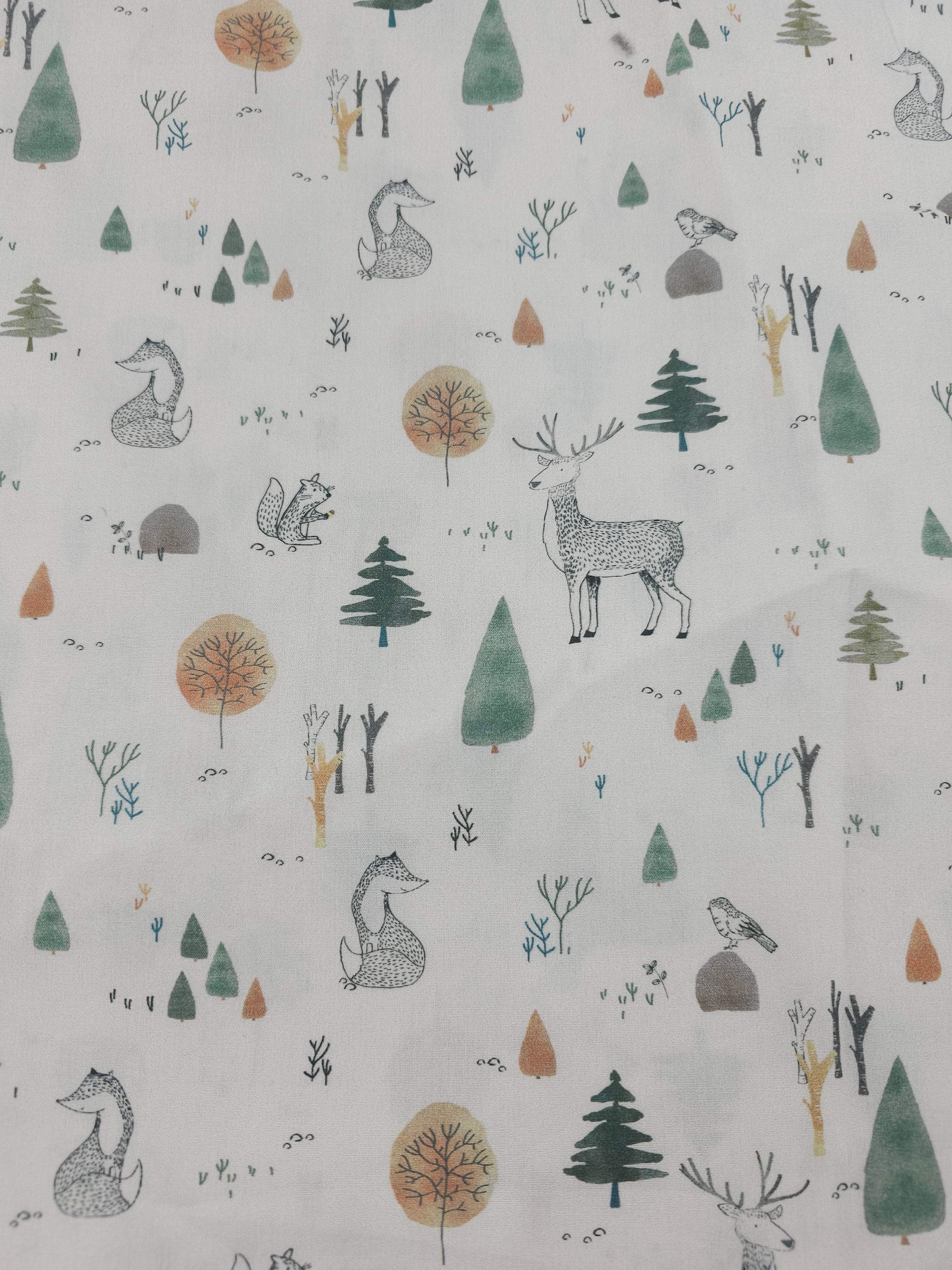 Baby woodland Cotton- 3.5m piece