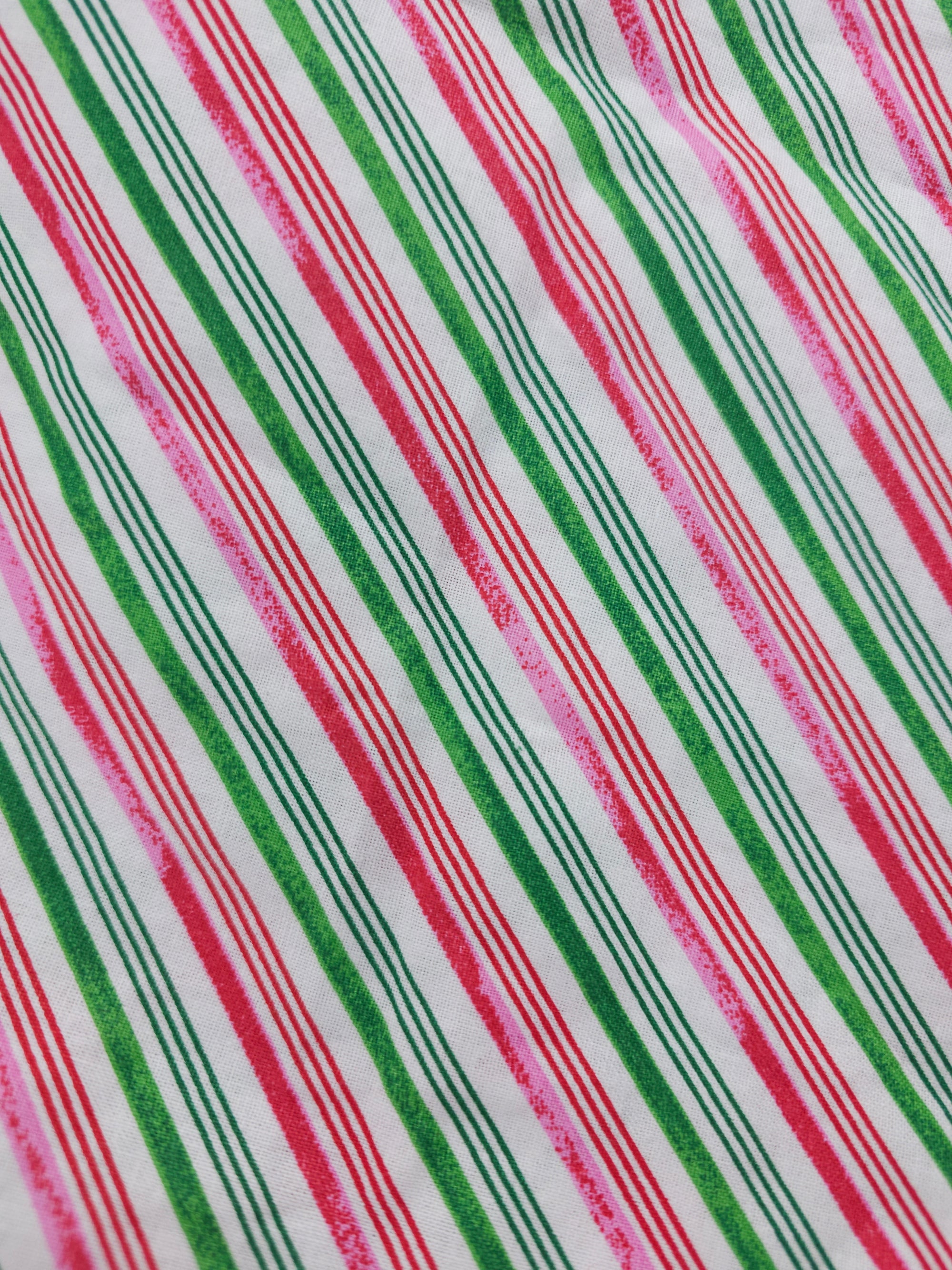 Candycane stripe Cotton- 2.3m piece