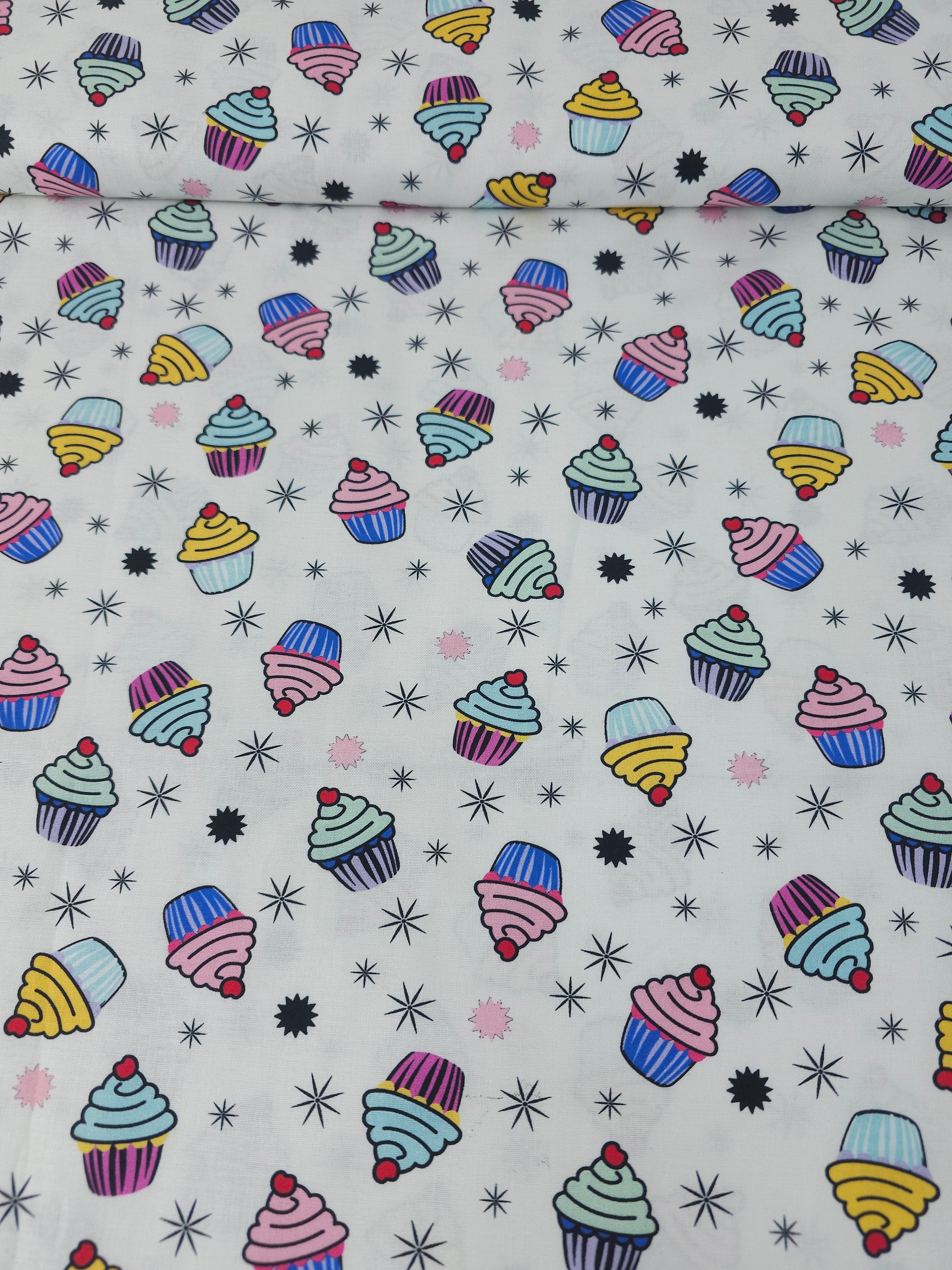 Cupcake Party 100% Cotton