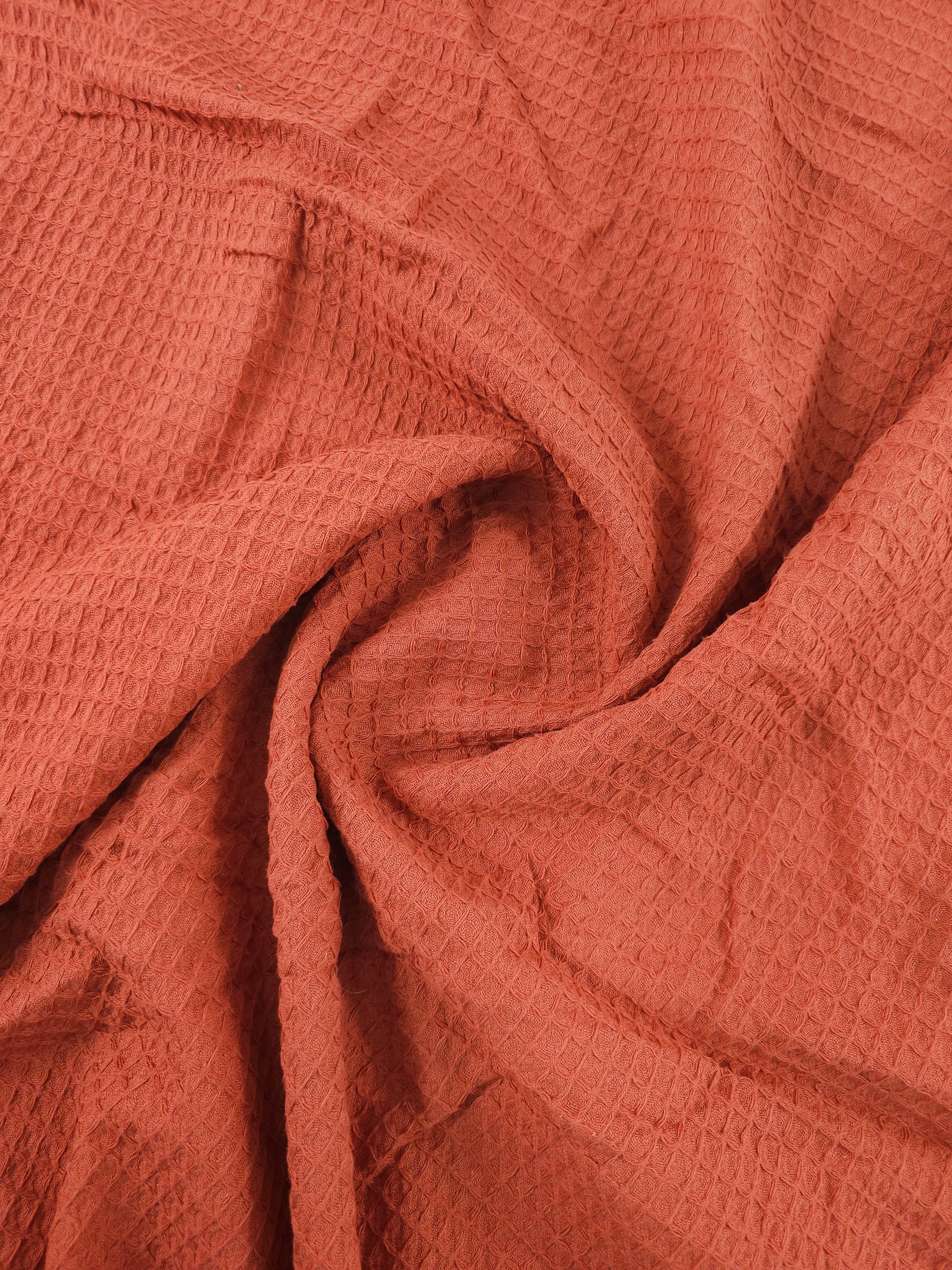 Rustic Brick Waffle Cotton *EXTRA WIDE*