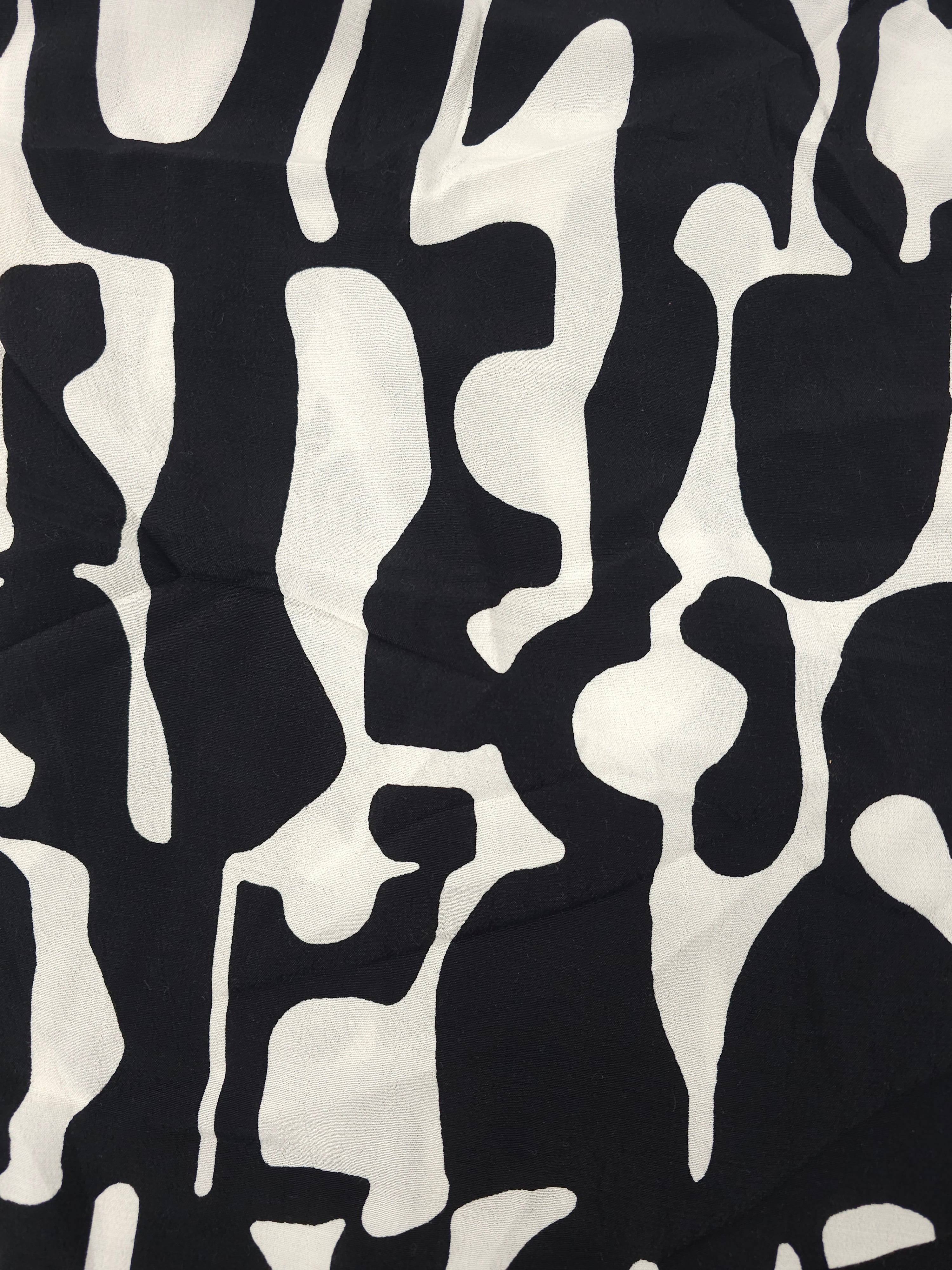 Colourless abstraction Fabric- 1m piece