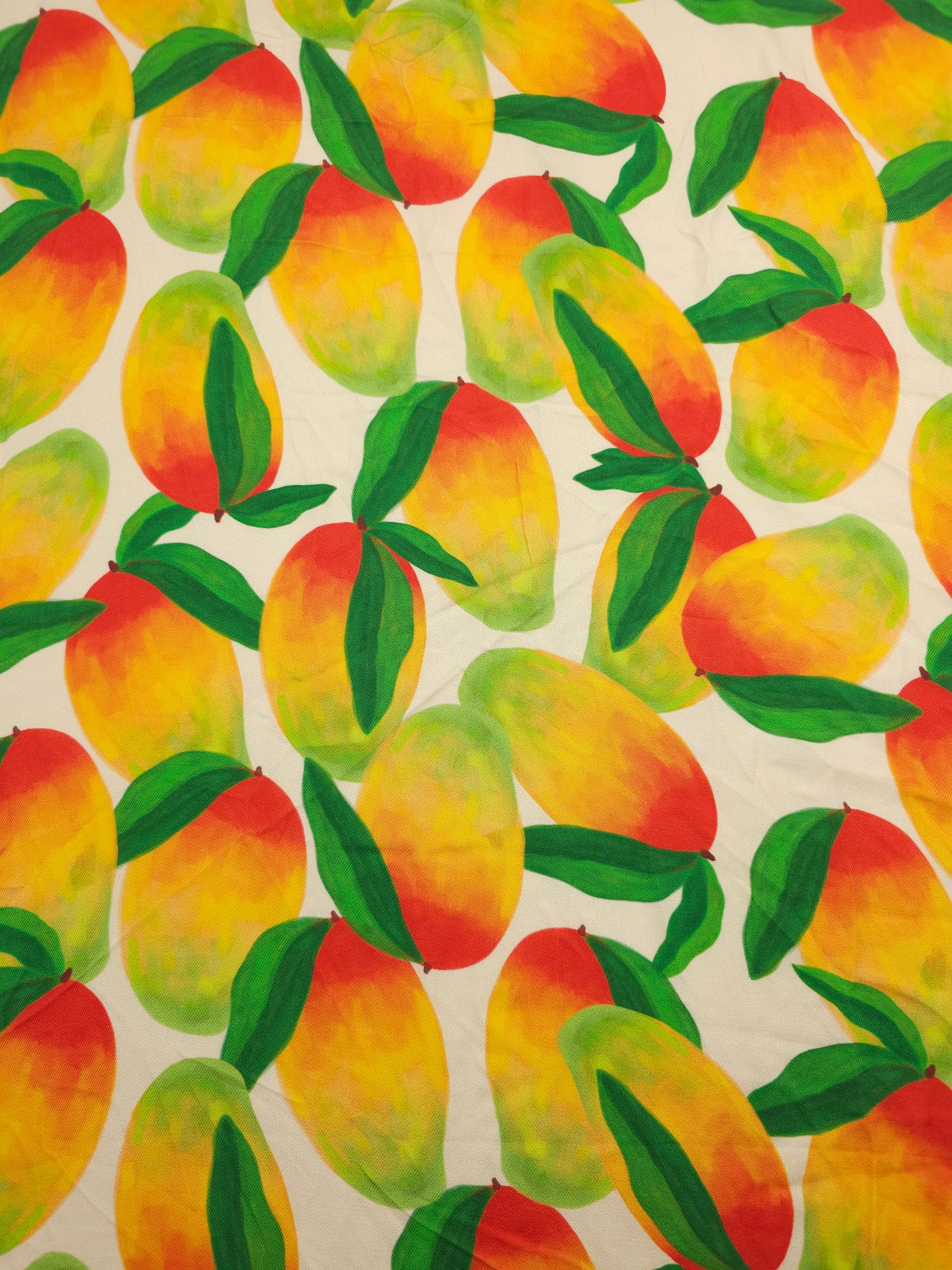 Mango Mania Viscose Twill