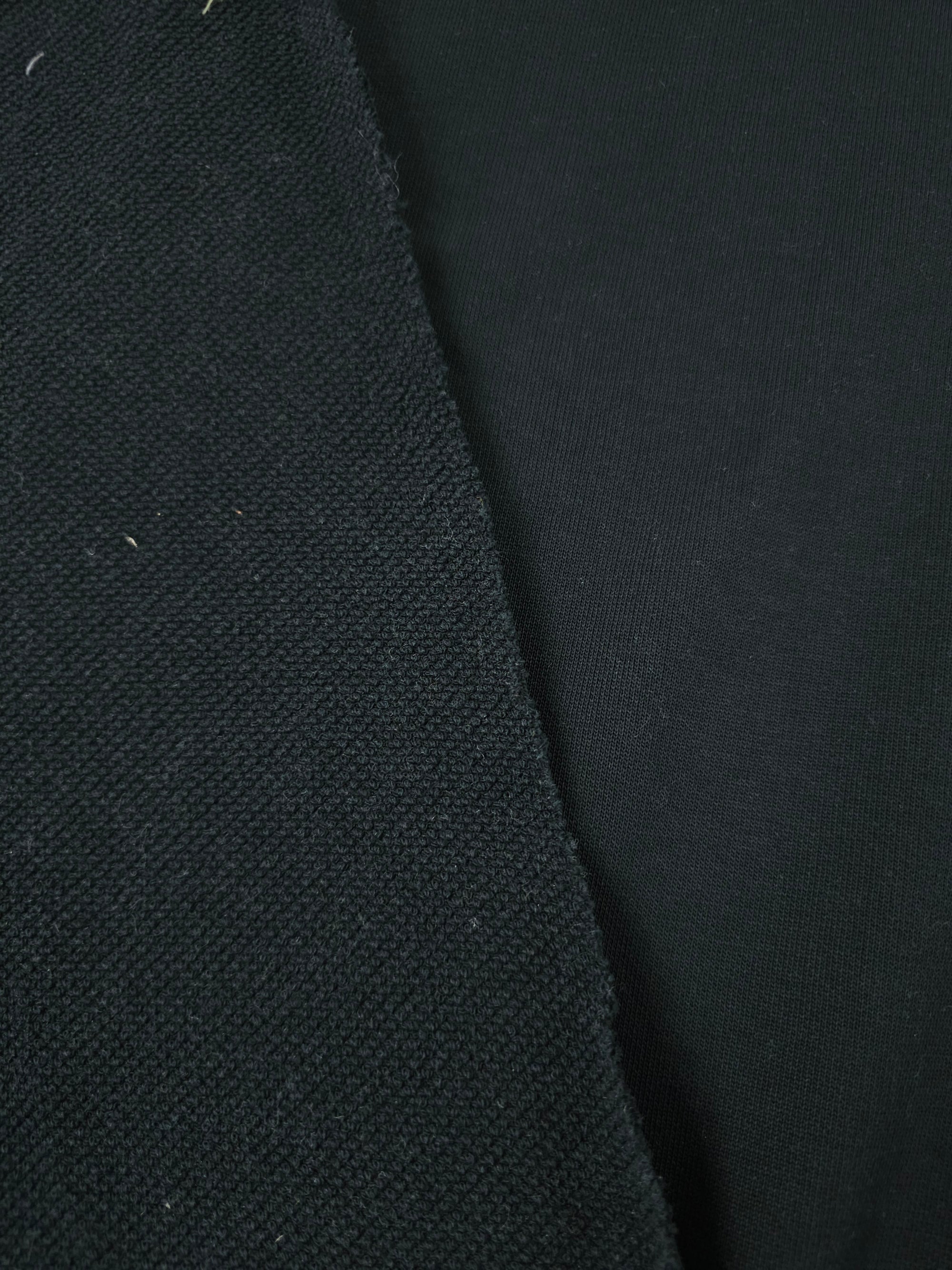 Black Loopback Terry