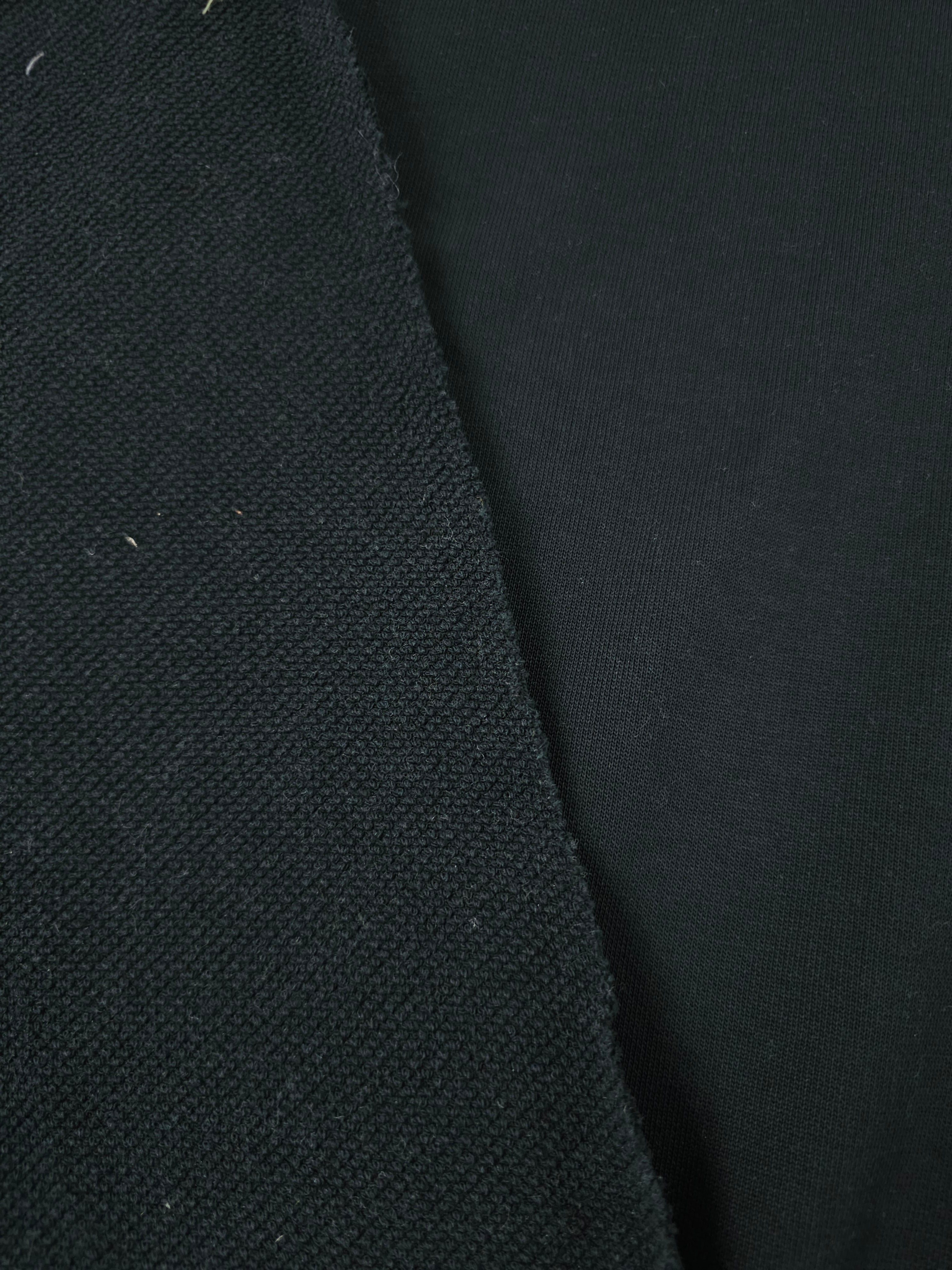 Black Loopback Terry