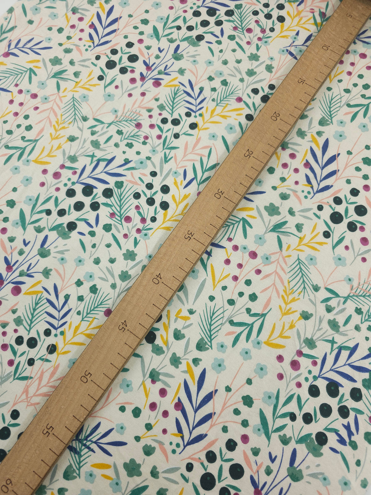 Berries And Branches Lightweight Flannel Cotton
