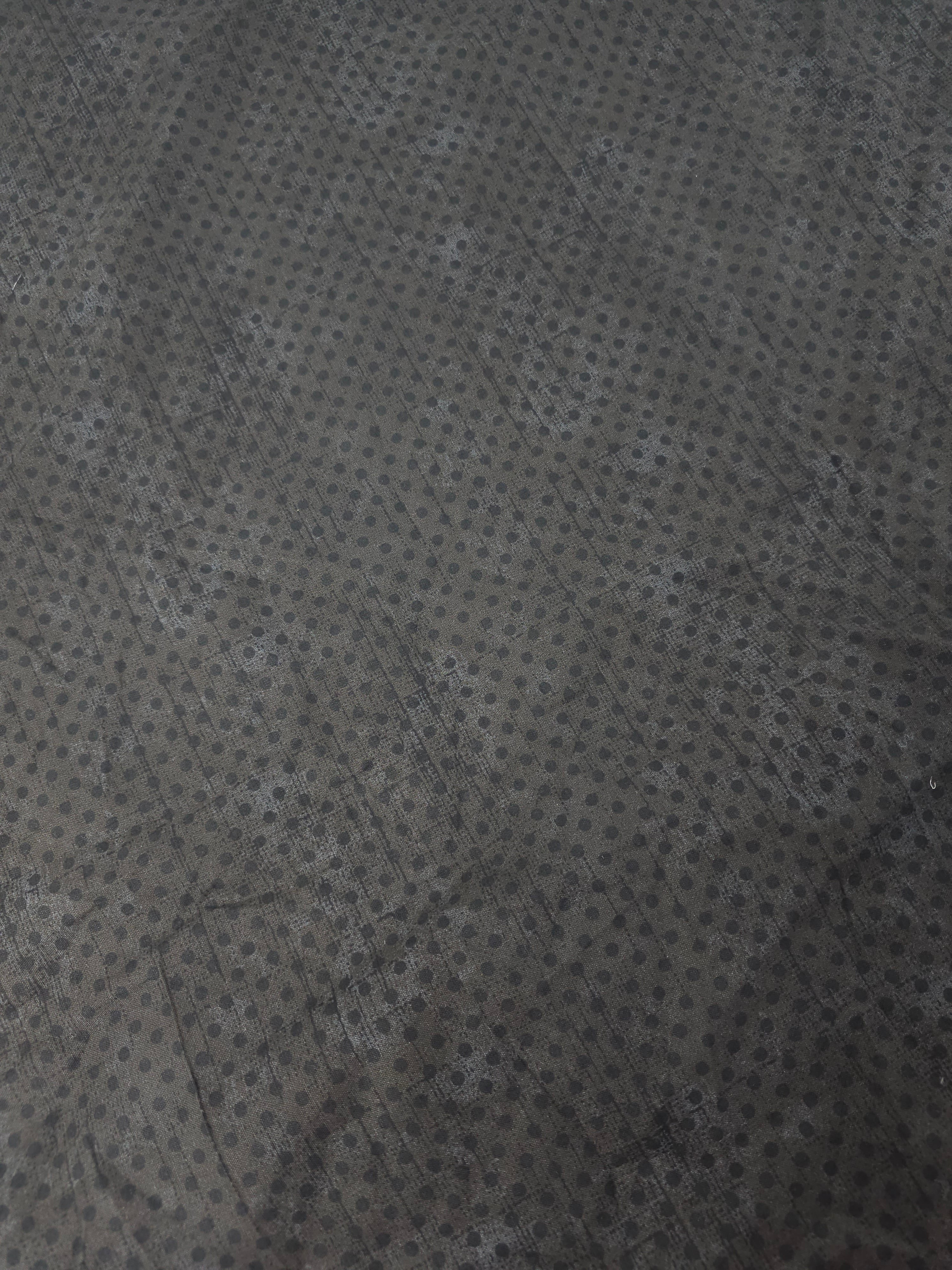 Black spotted Cotton- 1.3m piece