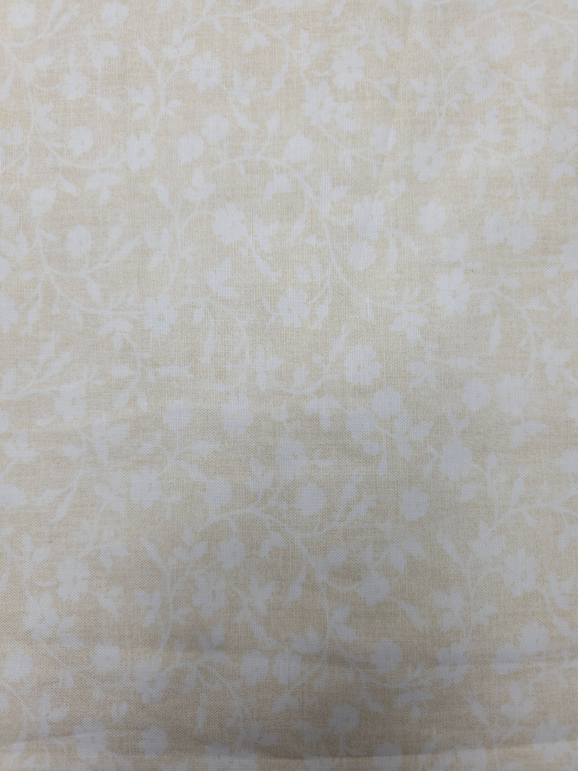 Cream flower Cotton- 1.4m