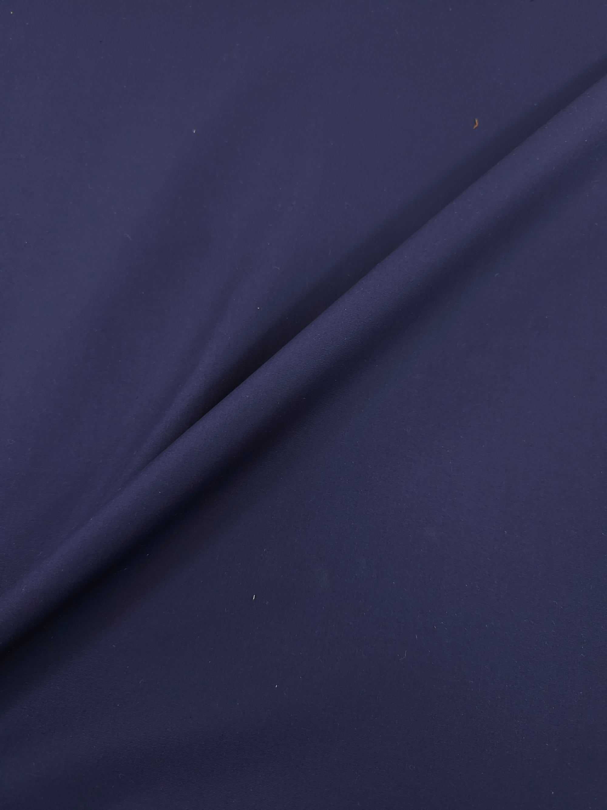 Indigo Navy Poly Cotton