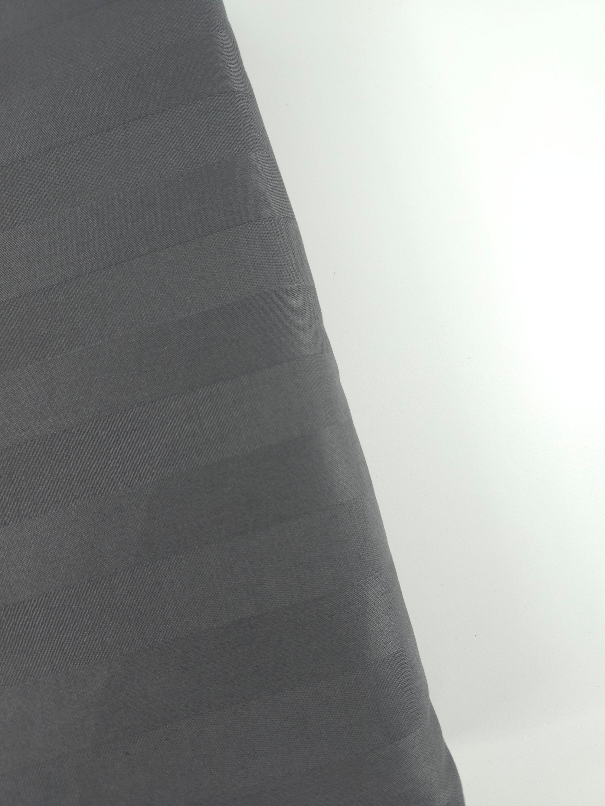 Dark Grey Stripe | Duvet Set | 100% Cotton Sateen *READ DESCRIPTION*