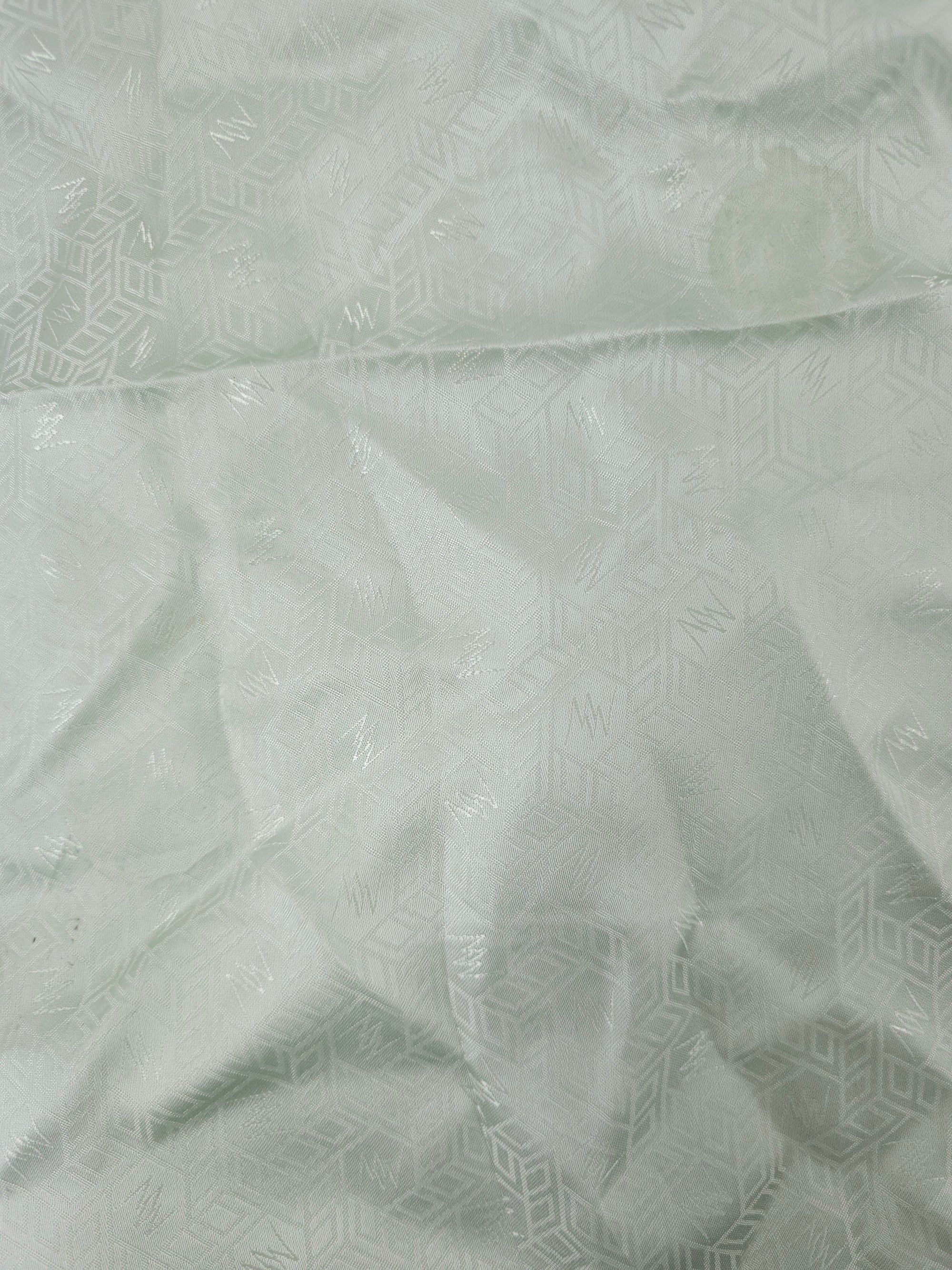 Seafoam Green Prism Poly Satin - 1.9m Piece