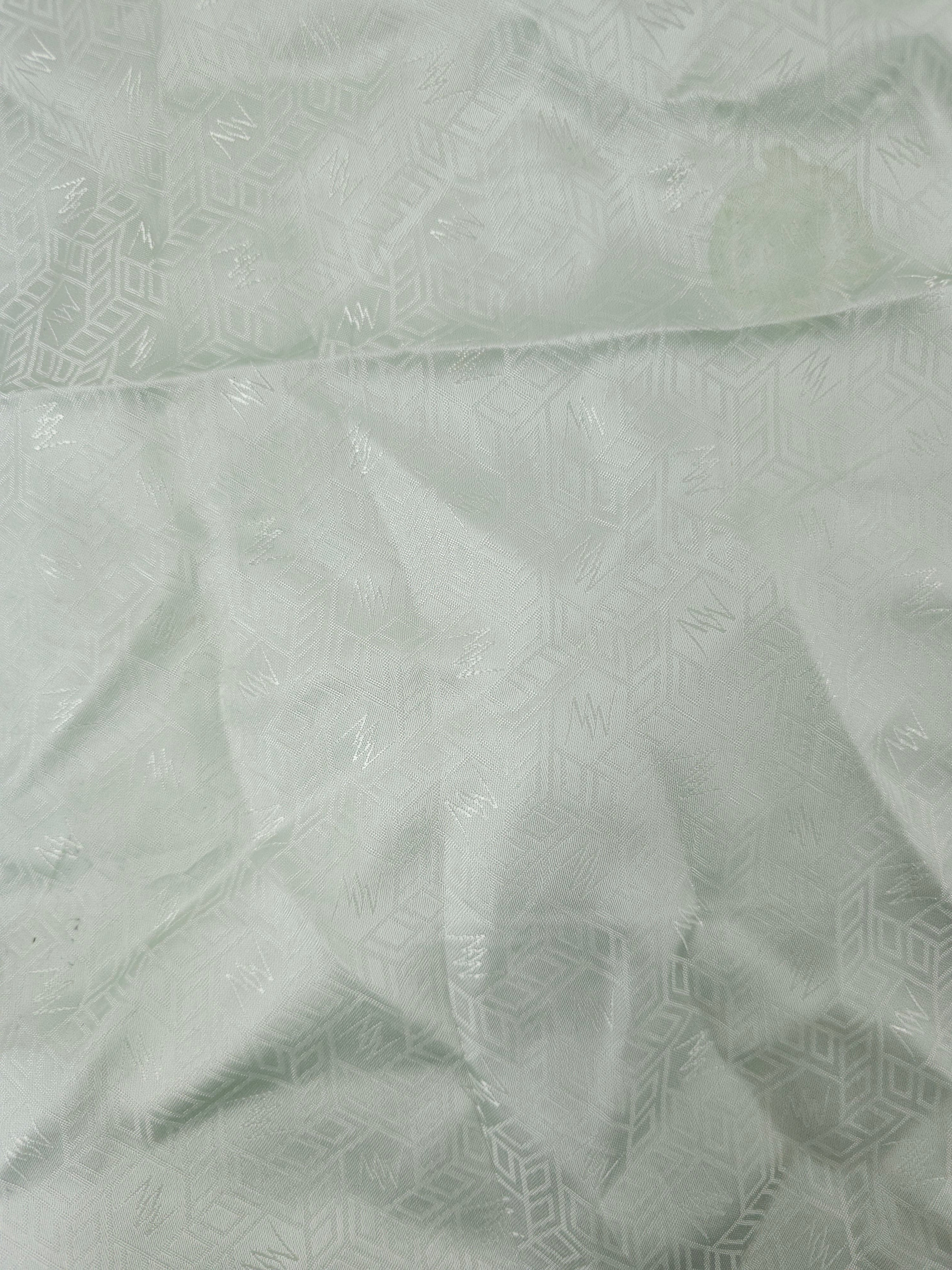 Seafoam Green Prism Poly Satin - 1.9m Piece