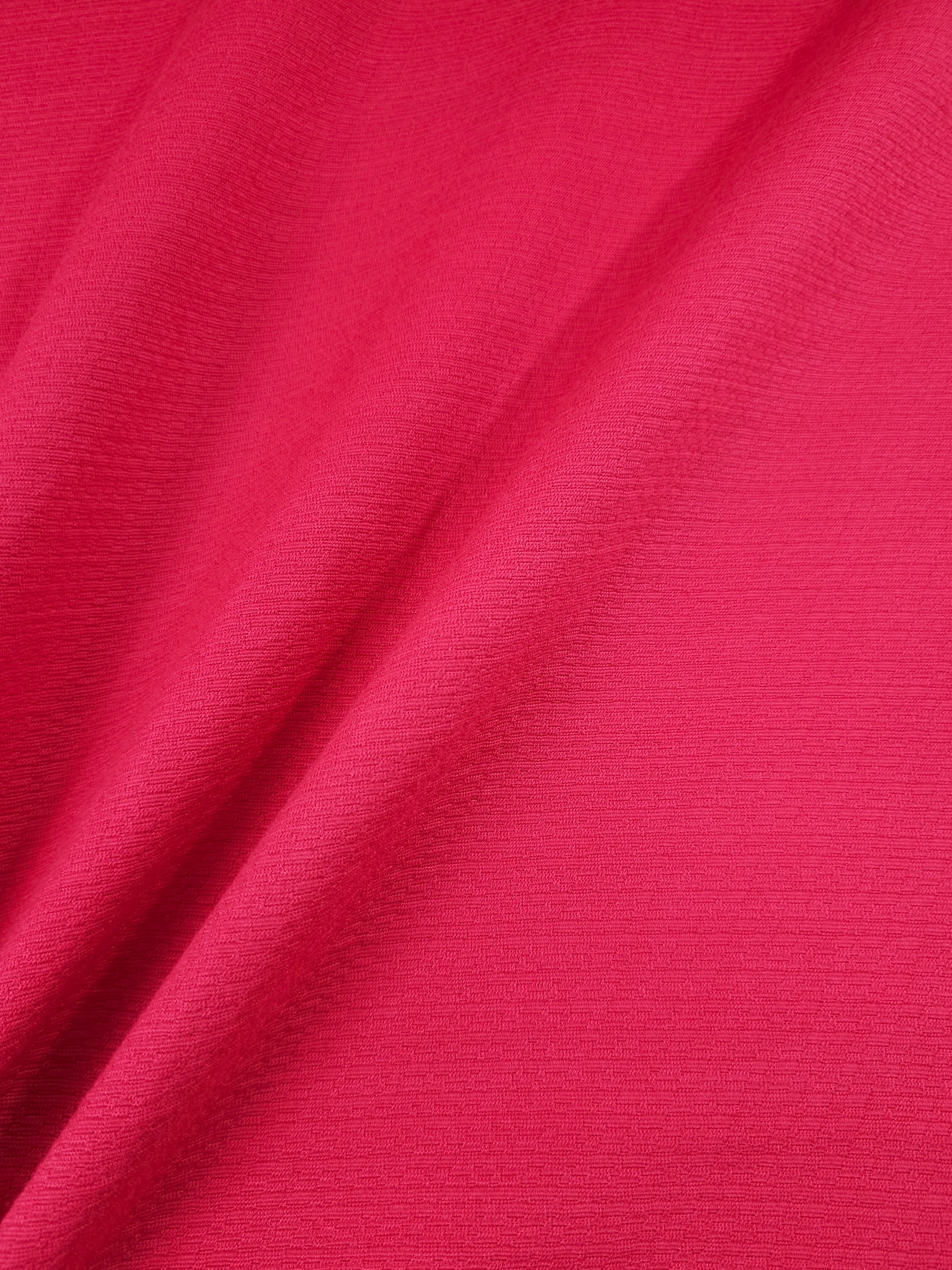 Hot Pink Track Mediumweight Viscose Jacquard