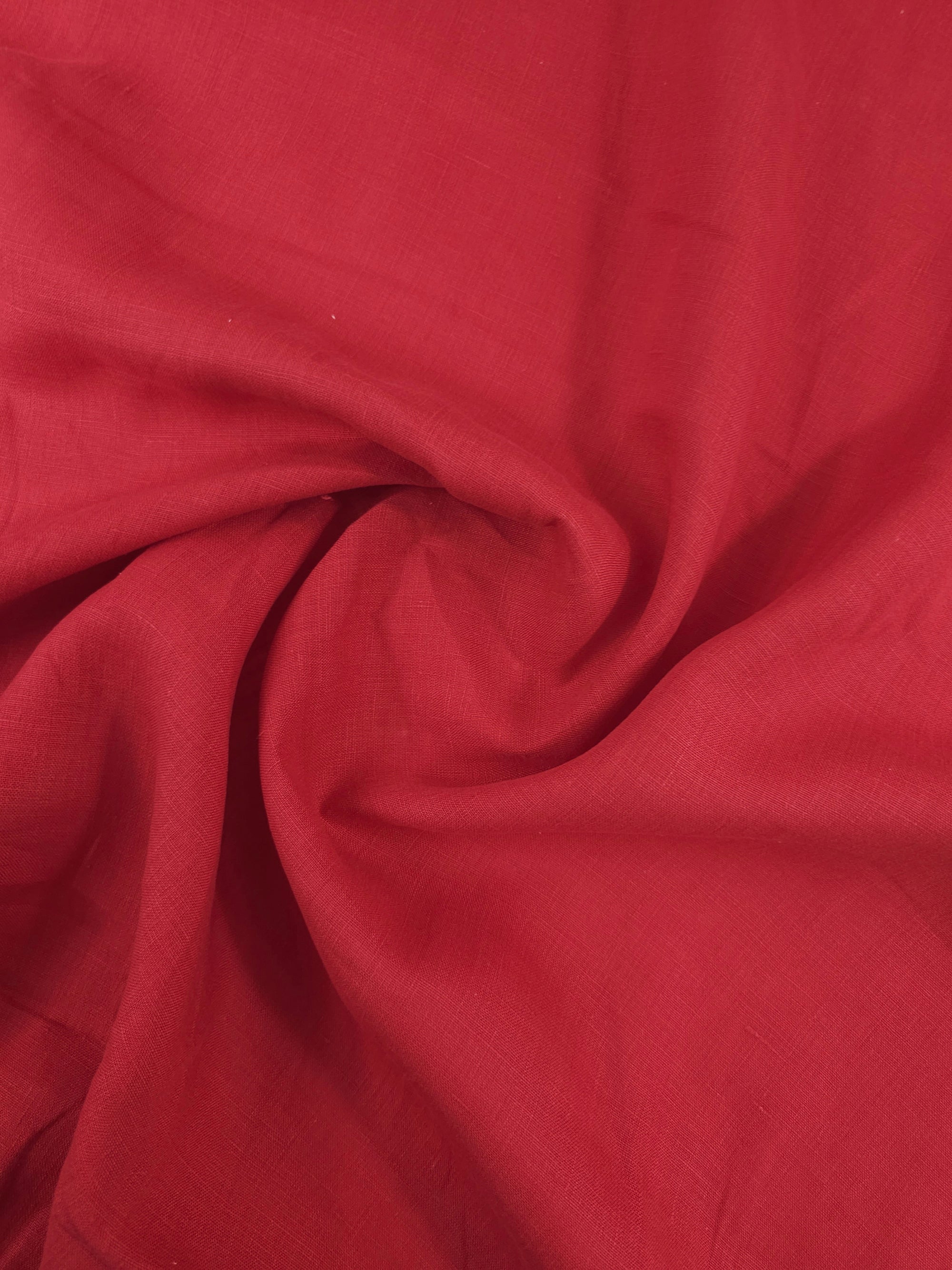 Red 100% Linen