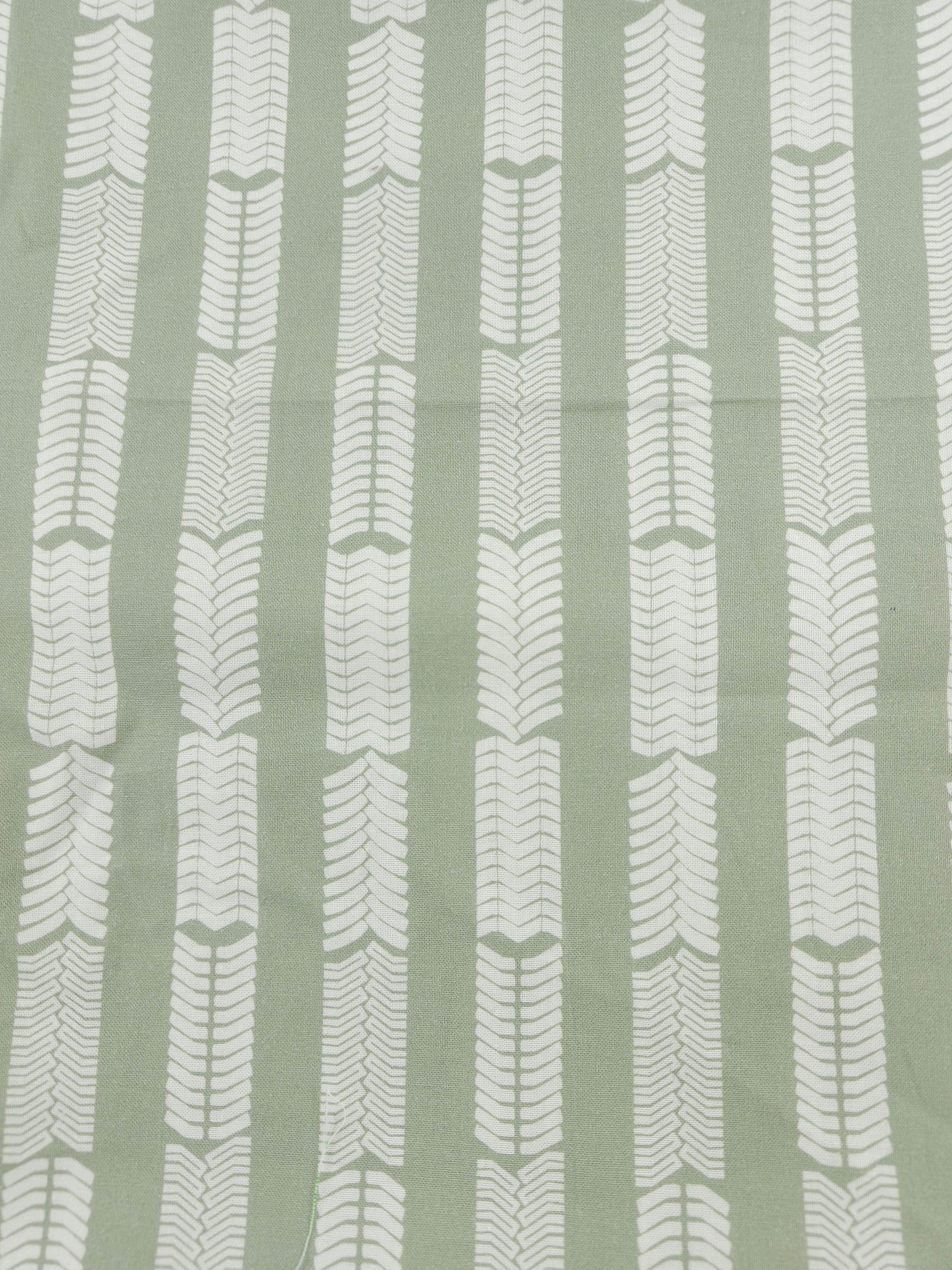 Sage arrow Cotton- 1.3m piece