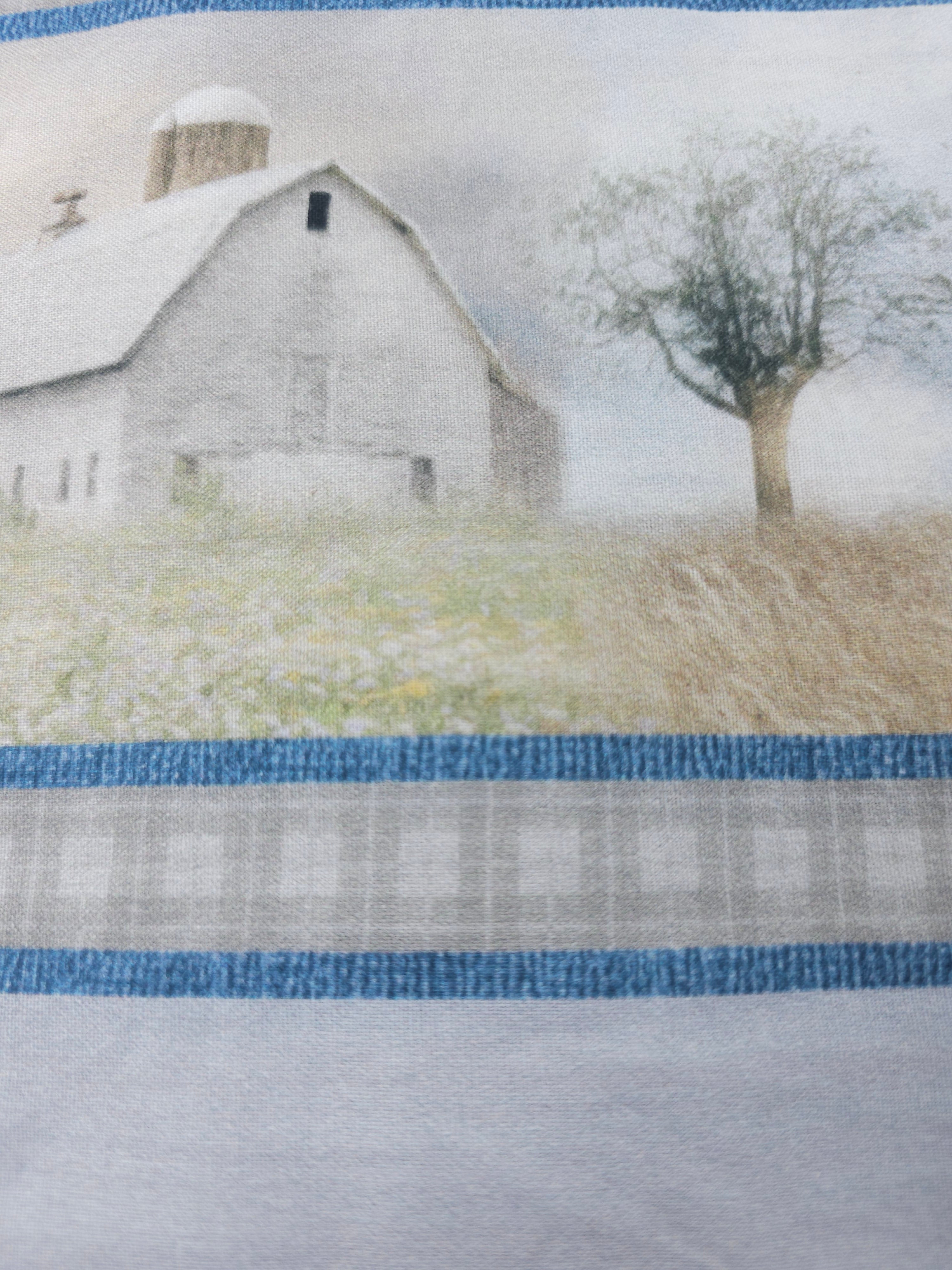 Coastal village Cotton- 4m piece