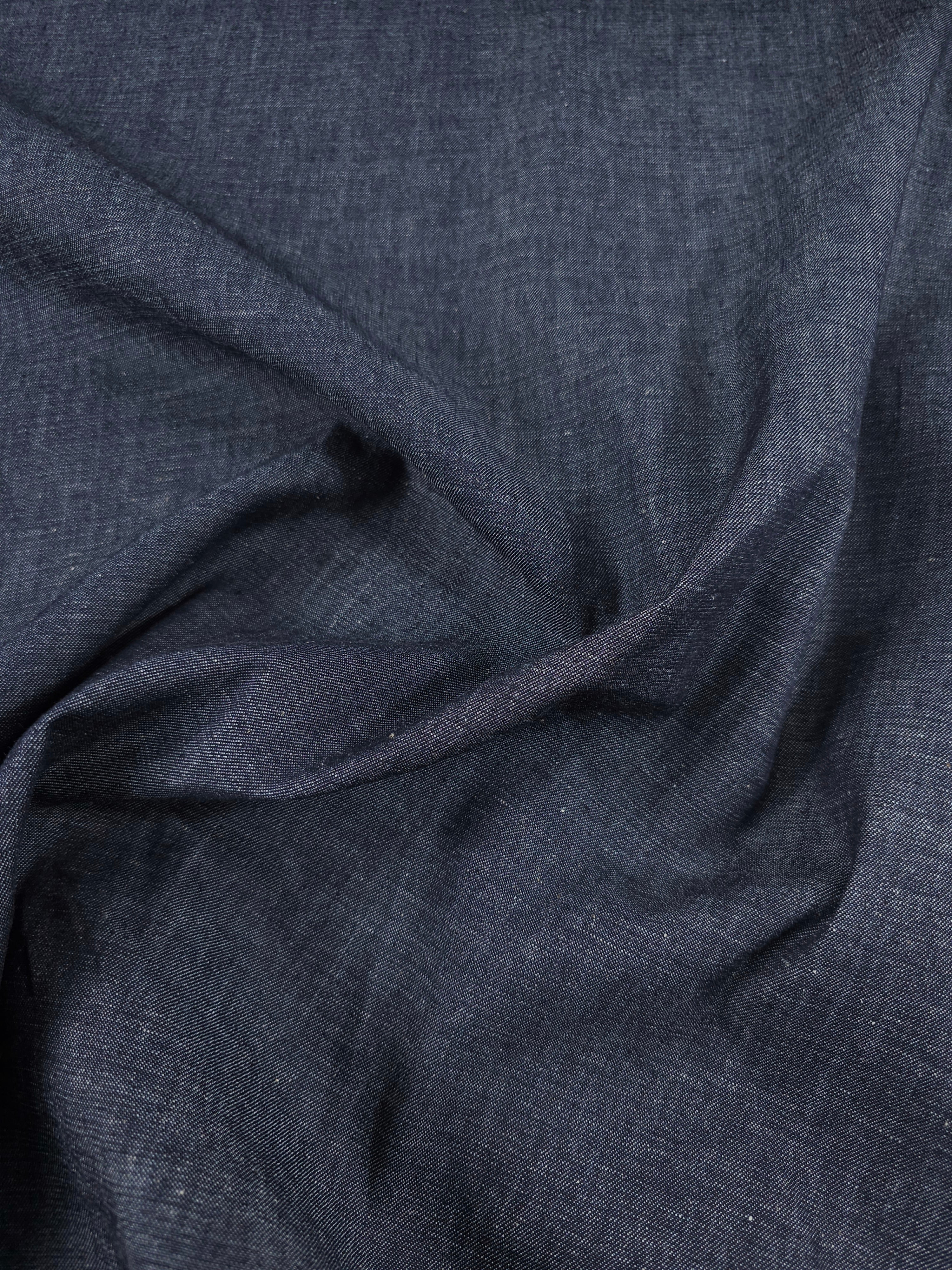 Dusky Grey Lightweight Cotton Chambray