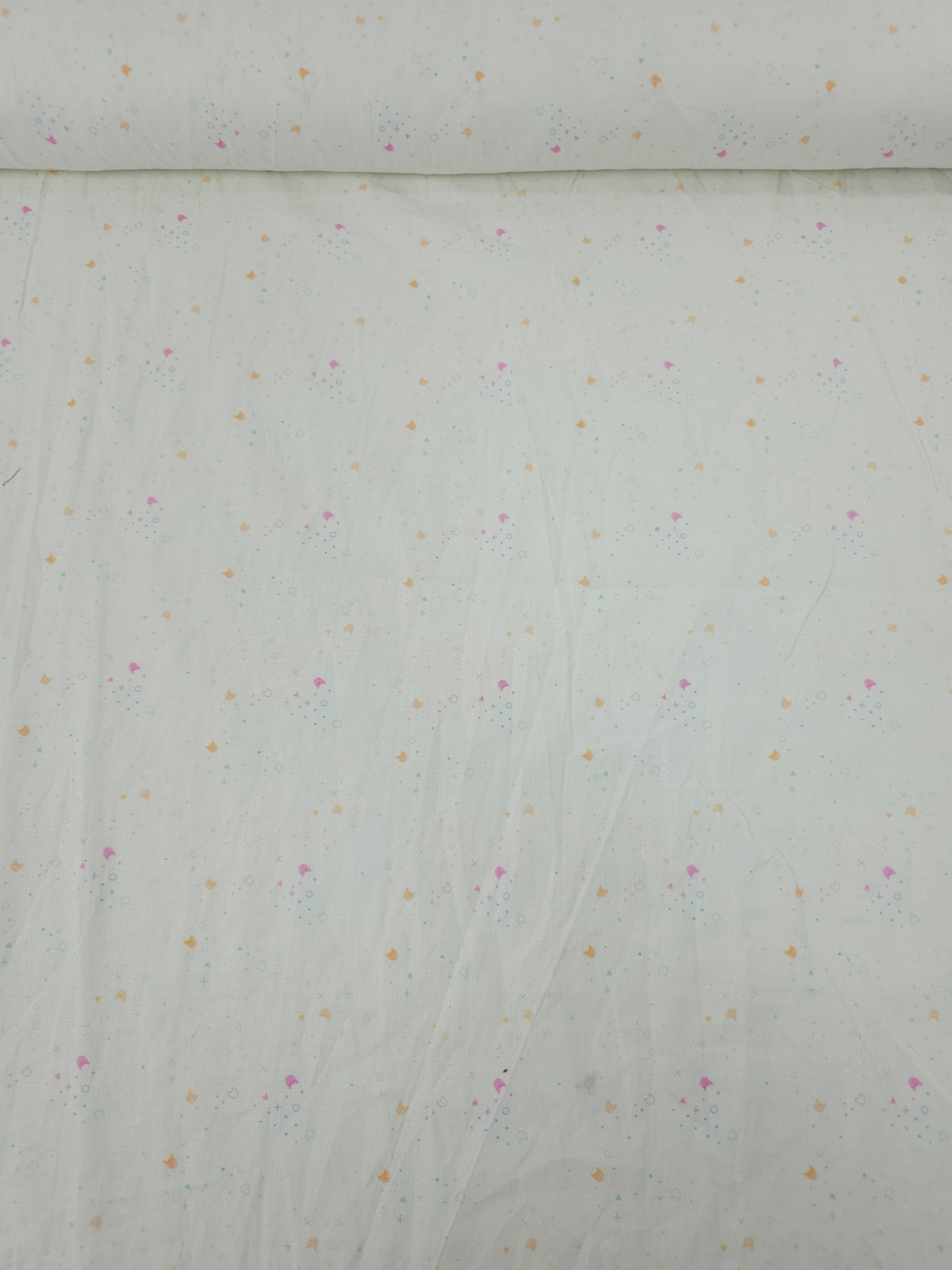 Orange/Pink Kitty Litter 100% Cotton - Pammie Jane