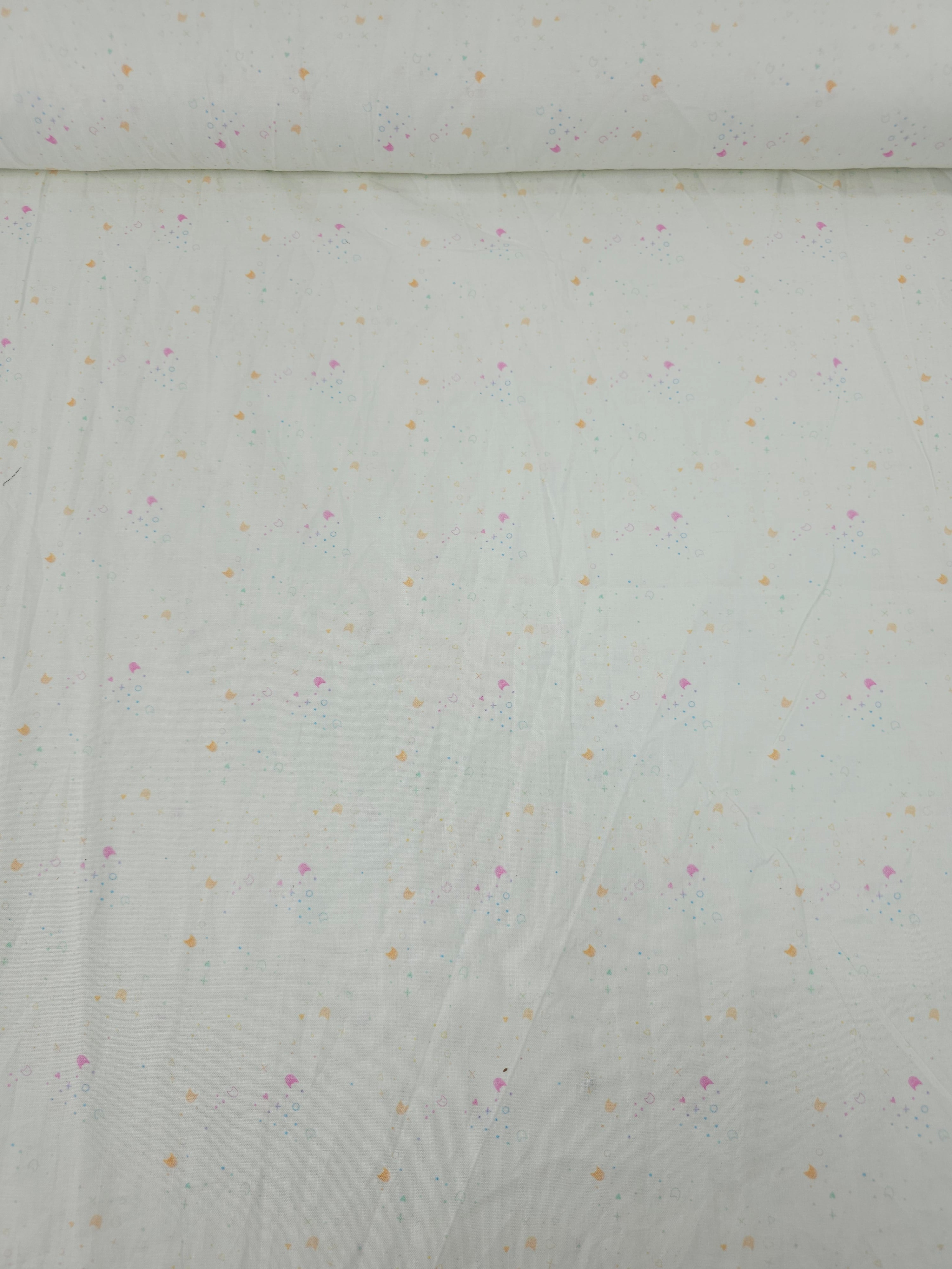 Orange/Pink Kitty Litter 100% Cotton - Pammie Jane
