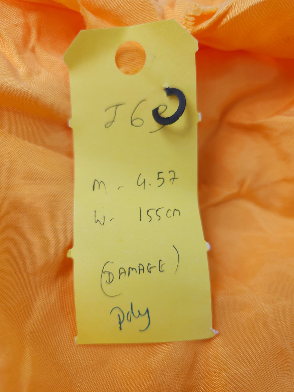 Apricot Polyester- 4.5m piece