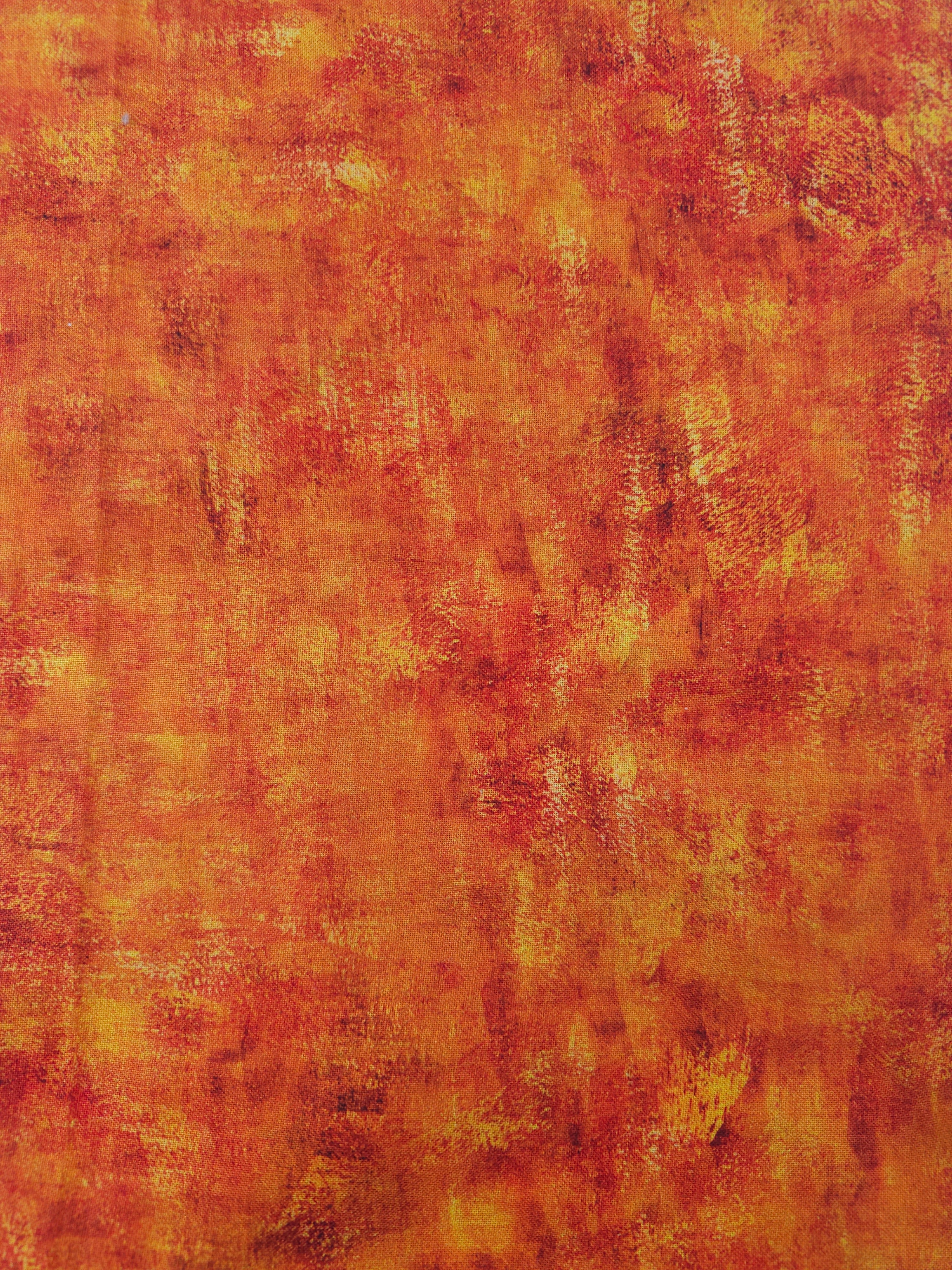 Orange paint Cotton- 1.6m piece