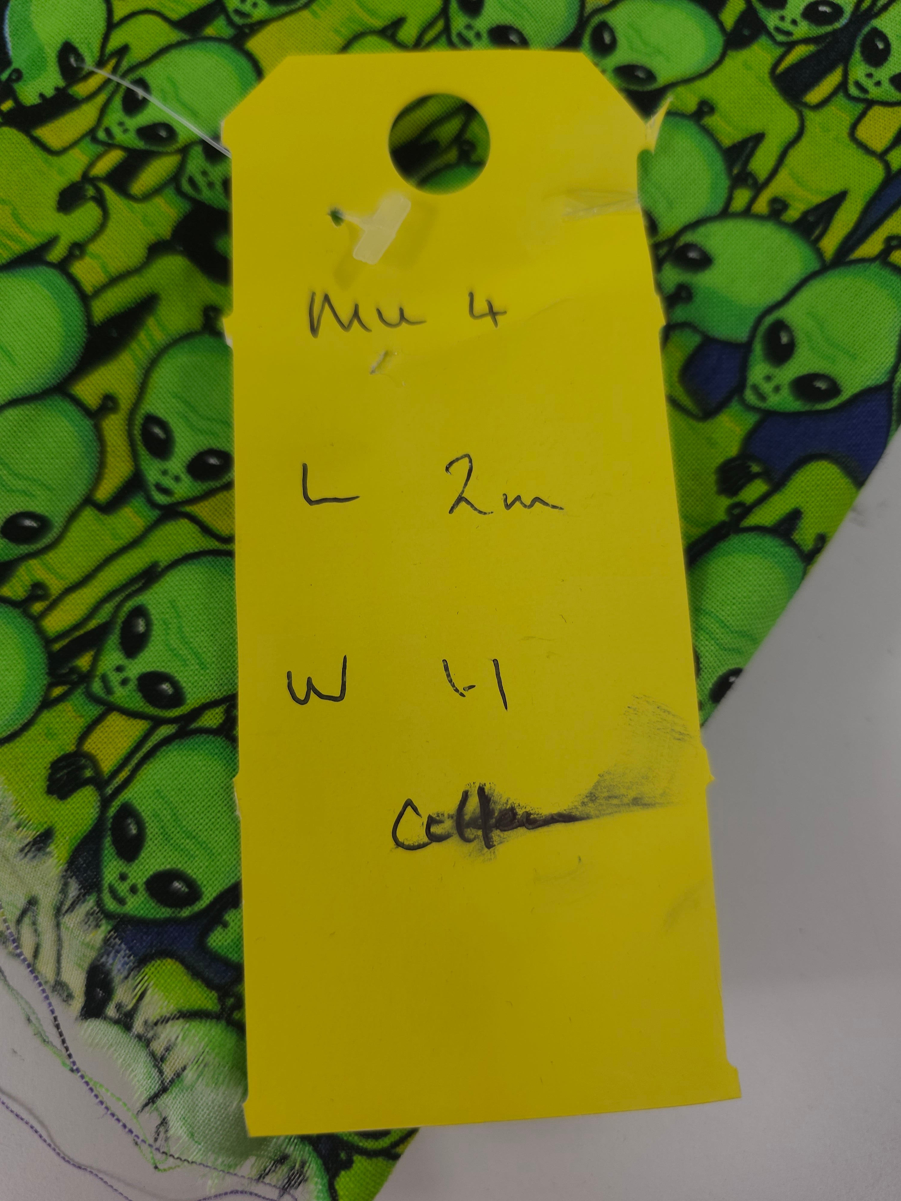 Alien army Cotton- 2m piece