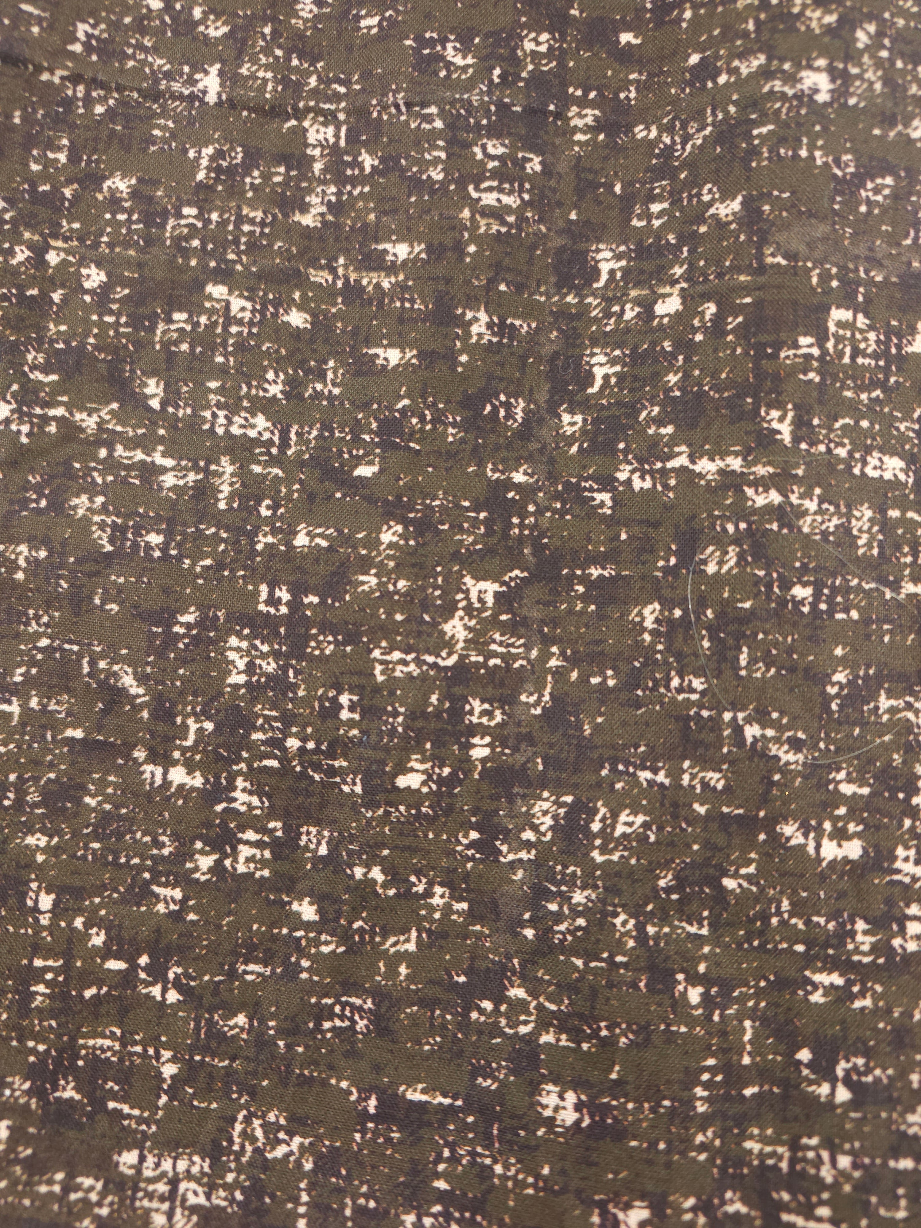 Brown texture Cotton- 4m piece
