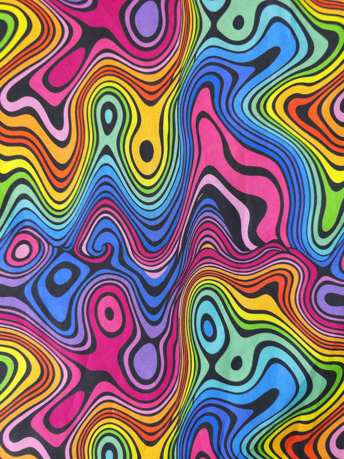 Groovy Rainbow Swirl 100% Cotton- Joann