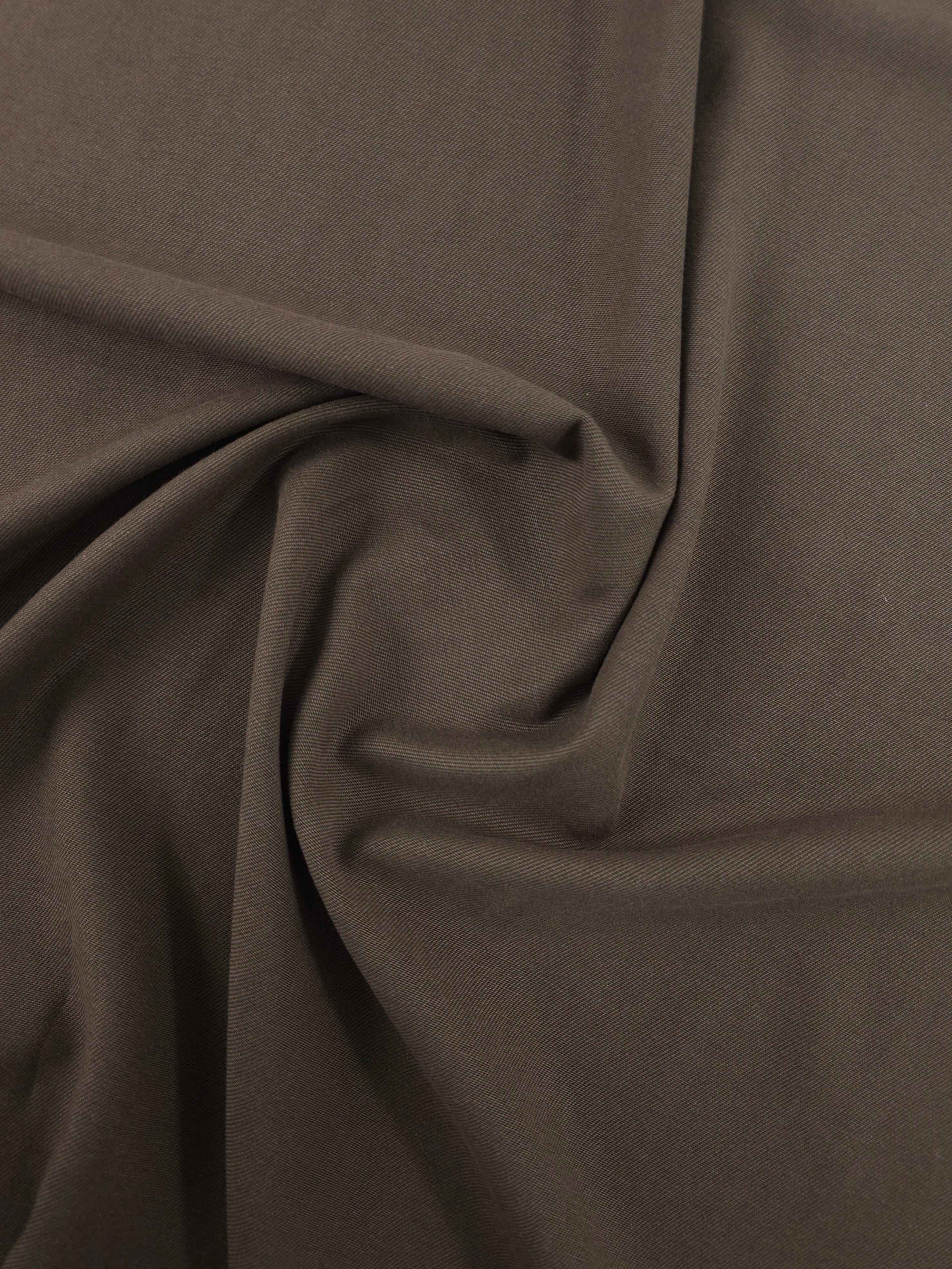Brown Medium/Heavy Tencel Twill