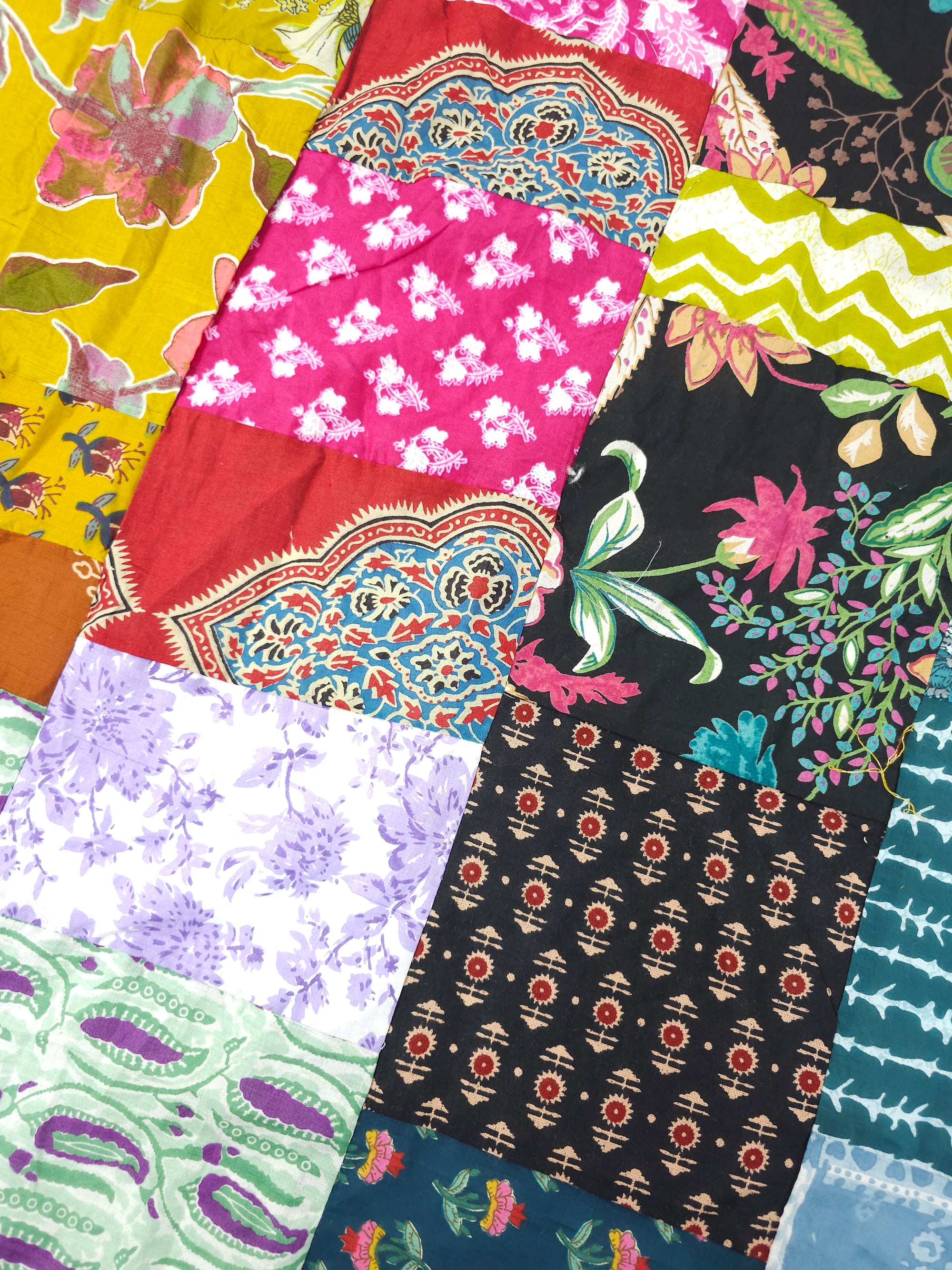 Multi Pattern Cotton Patchwork