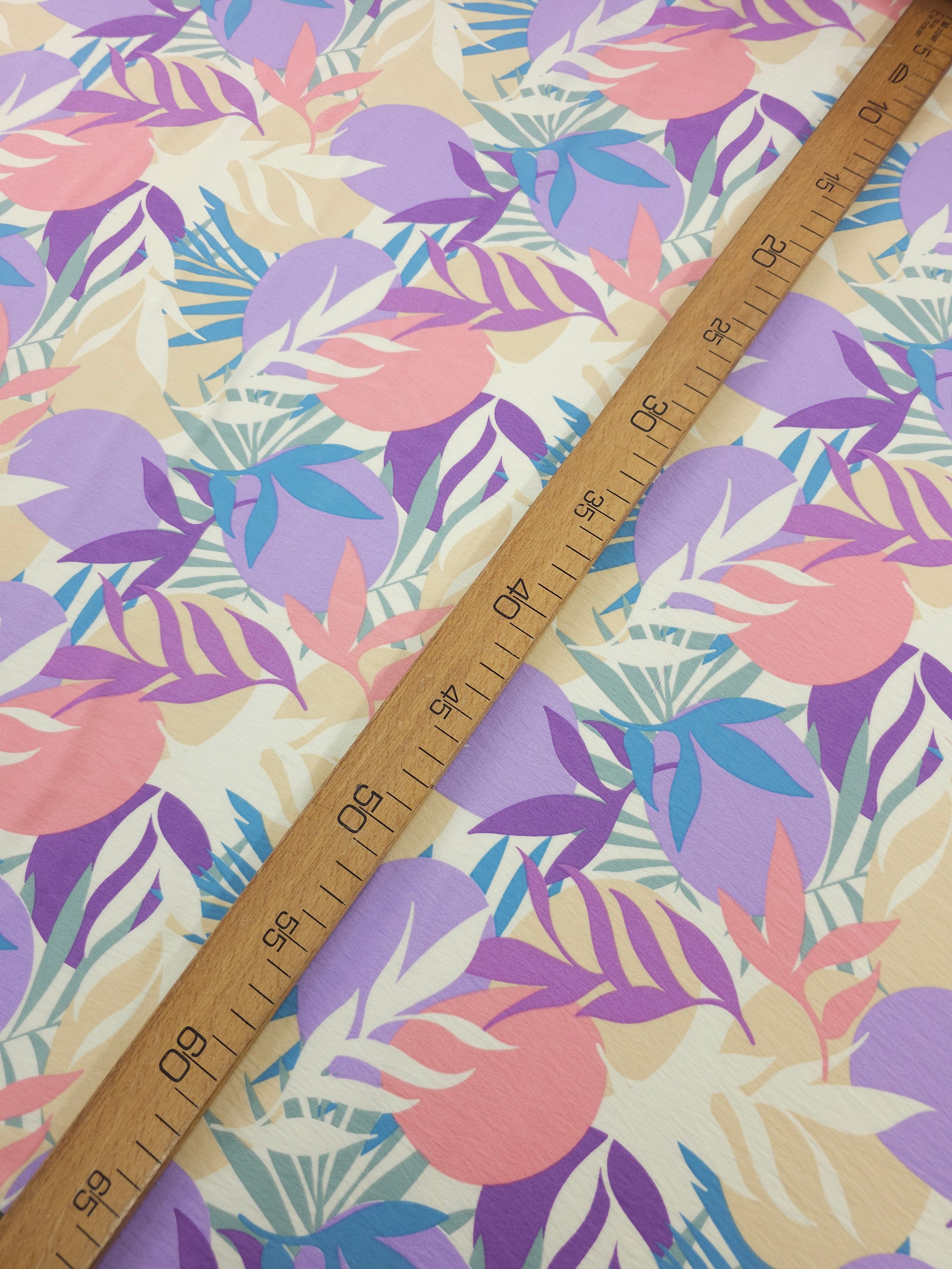 Pastel Palm Fiesta Modal Viscose
