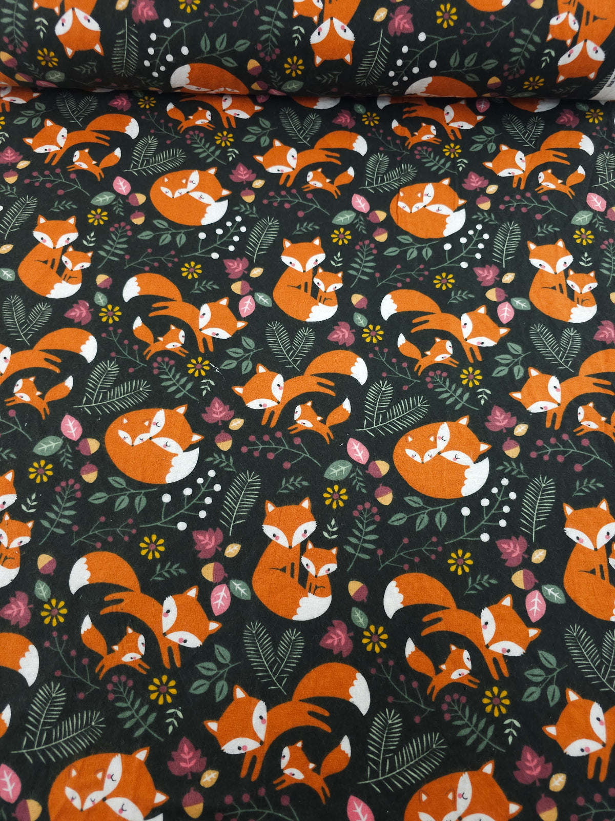 Sweet Foxes Lightweight Flannel Cotton - Joann