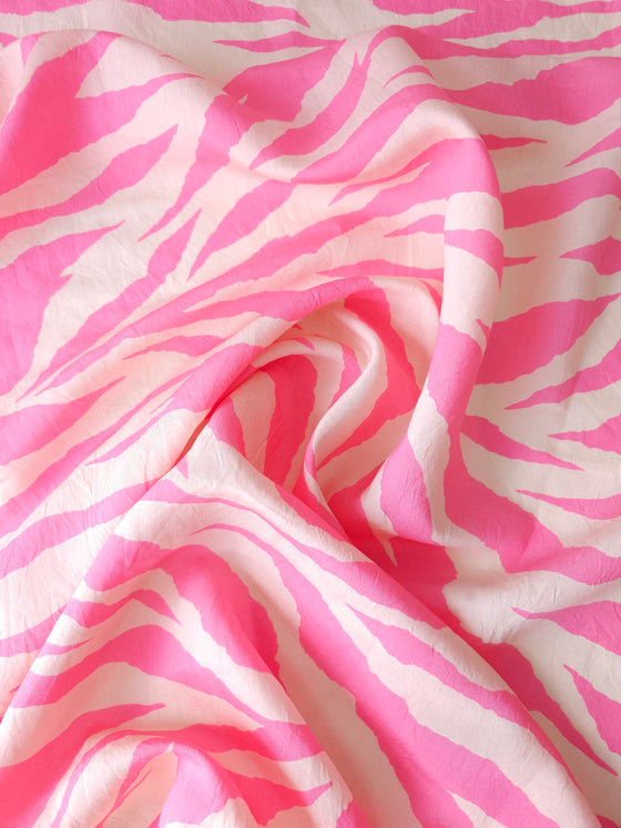 Pink/Cream Zebra Stripe Modal
