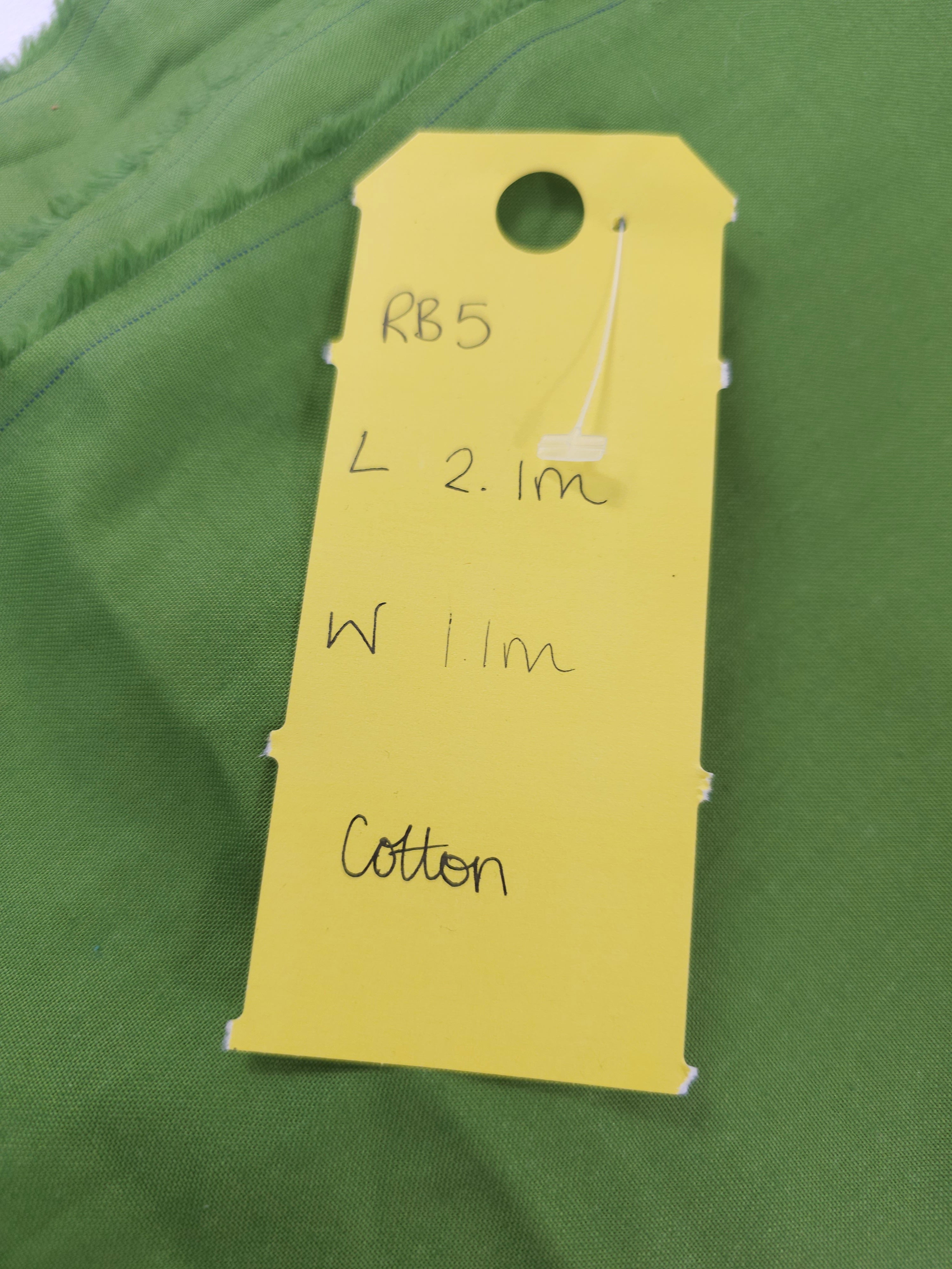 Green grass Cotton- 2.1m piece