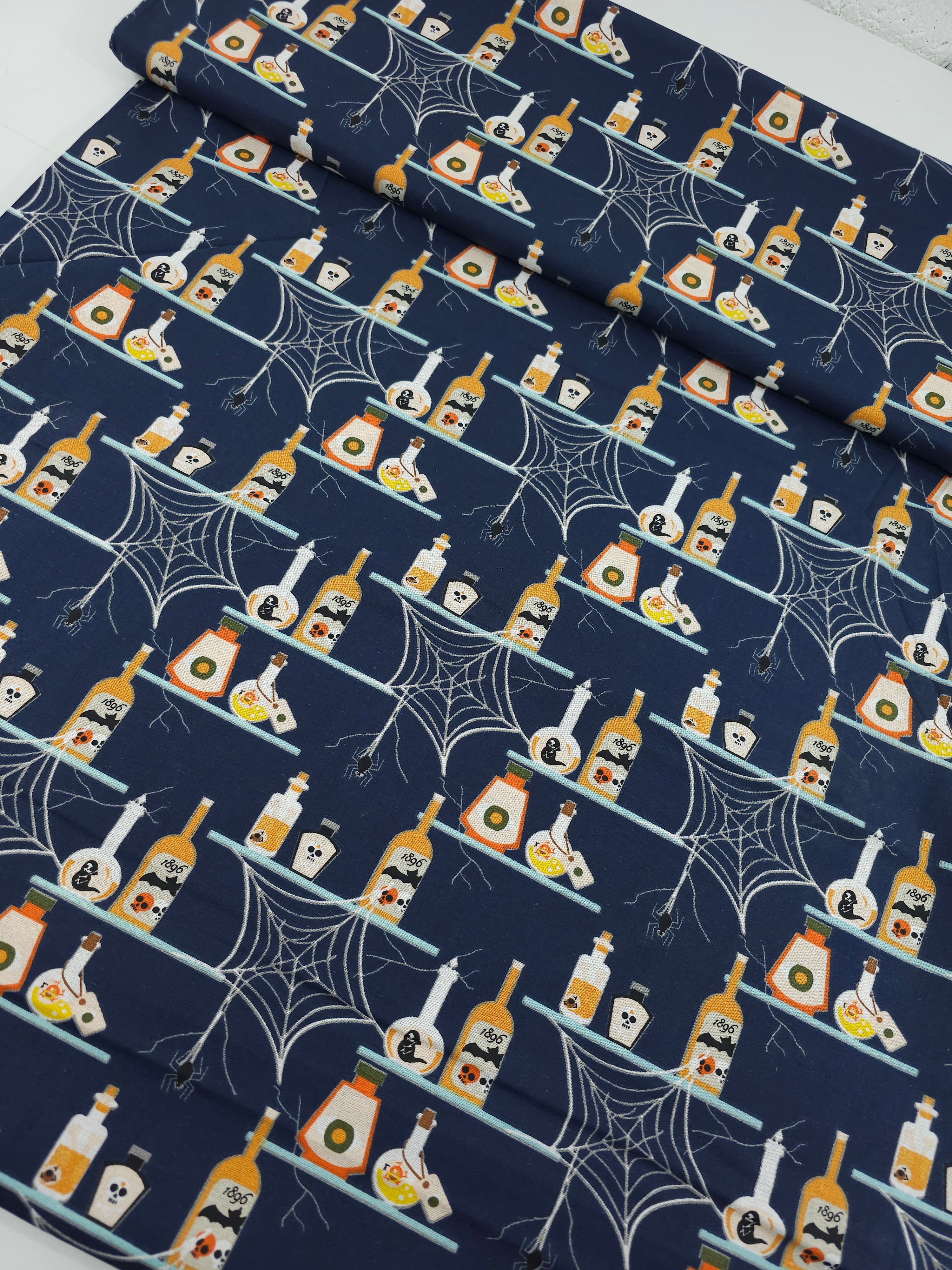 Navy Potion Display 100% Cotton