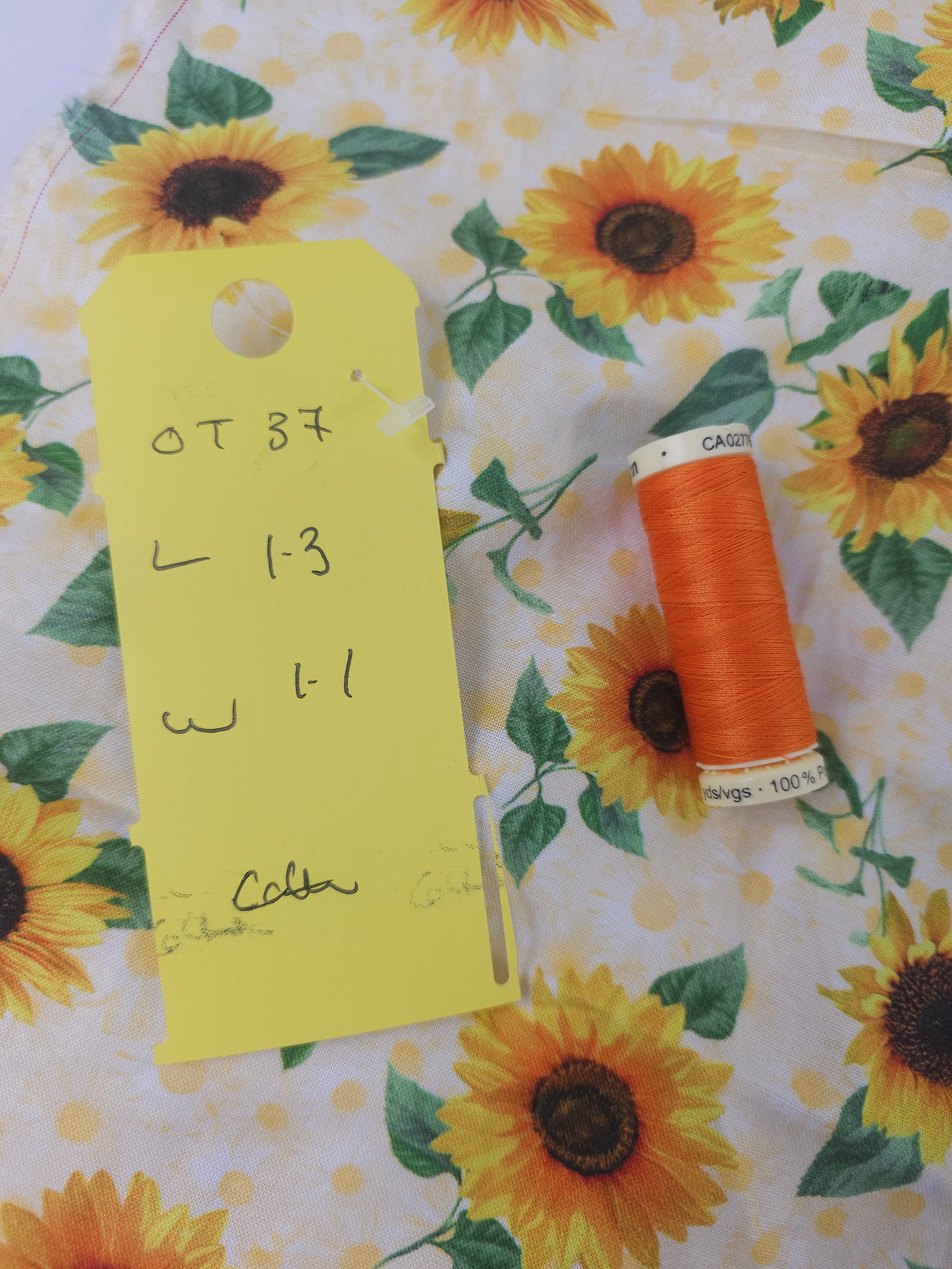 Sunflower Cotton- 1.3m piece