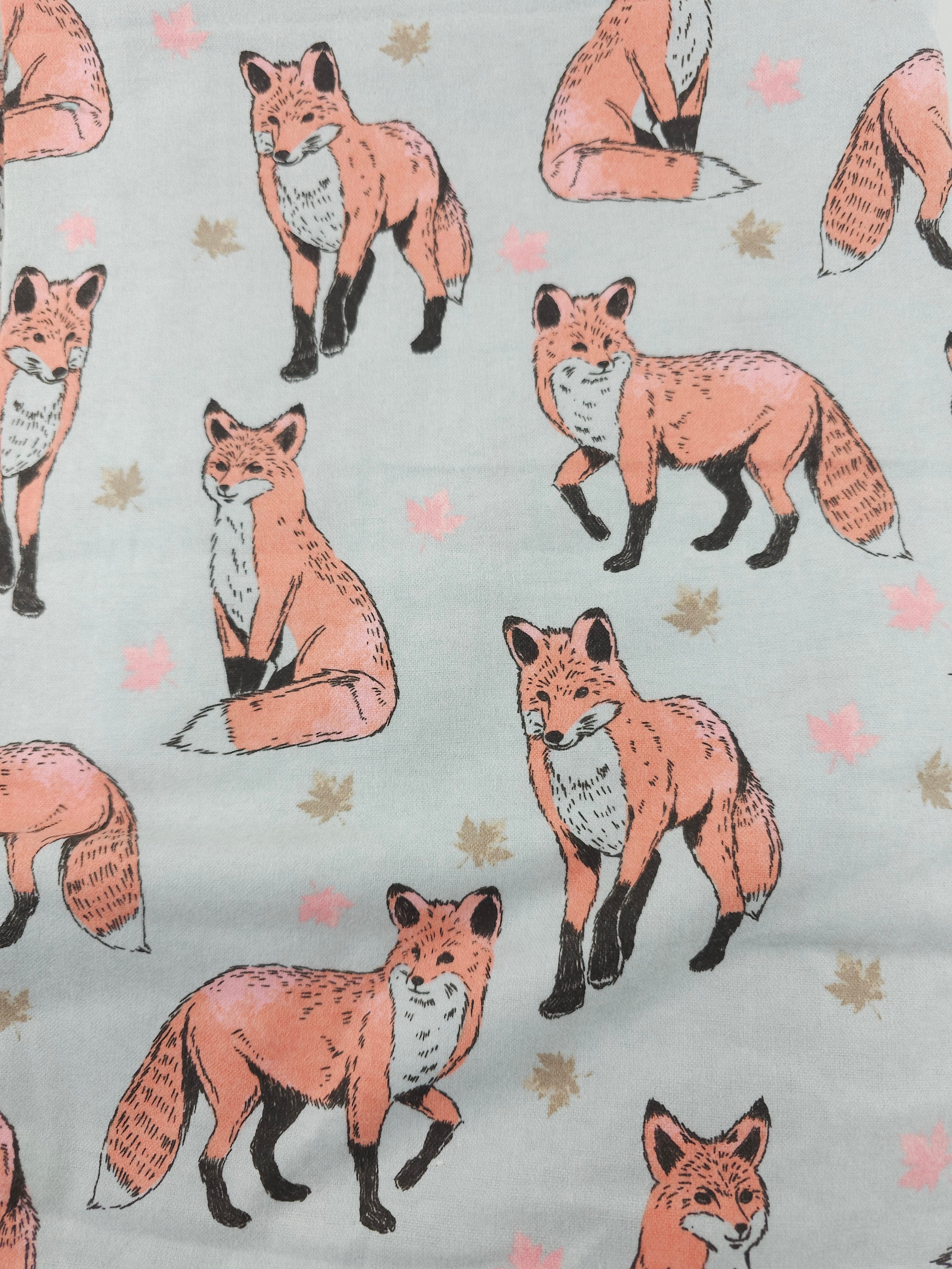 Calm Fox Cotton flannel- 3m piece