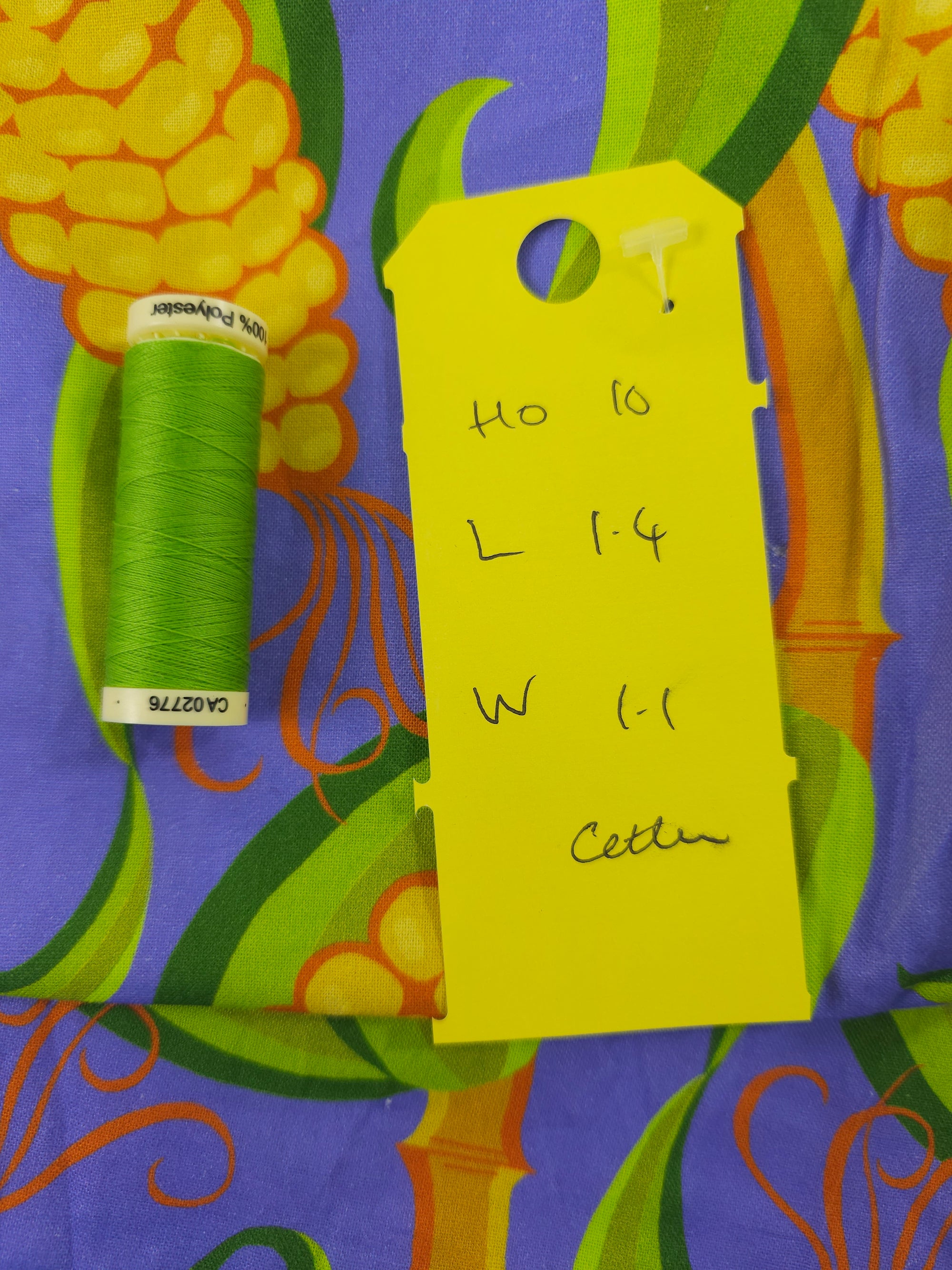 Purple corn Cotton- 1.4m piece