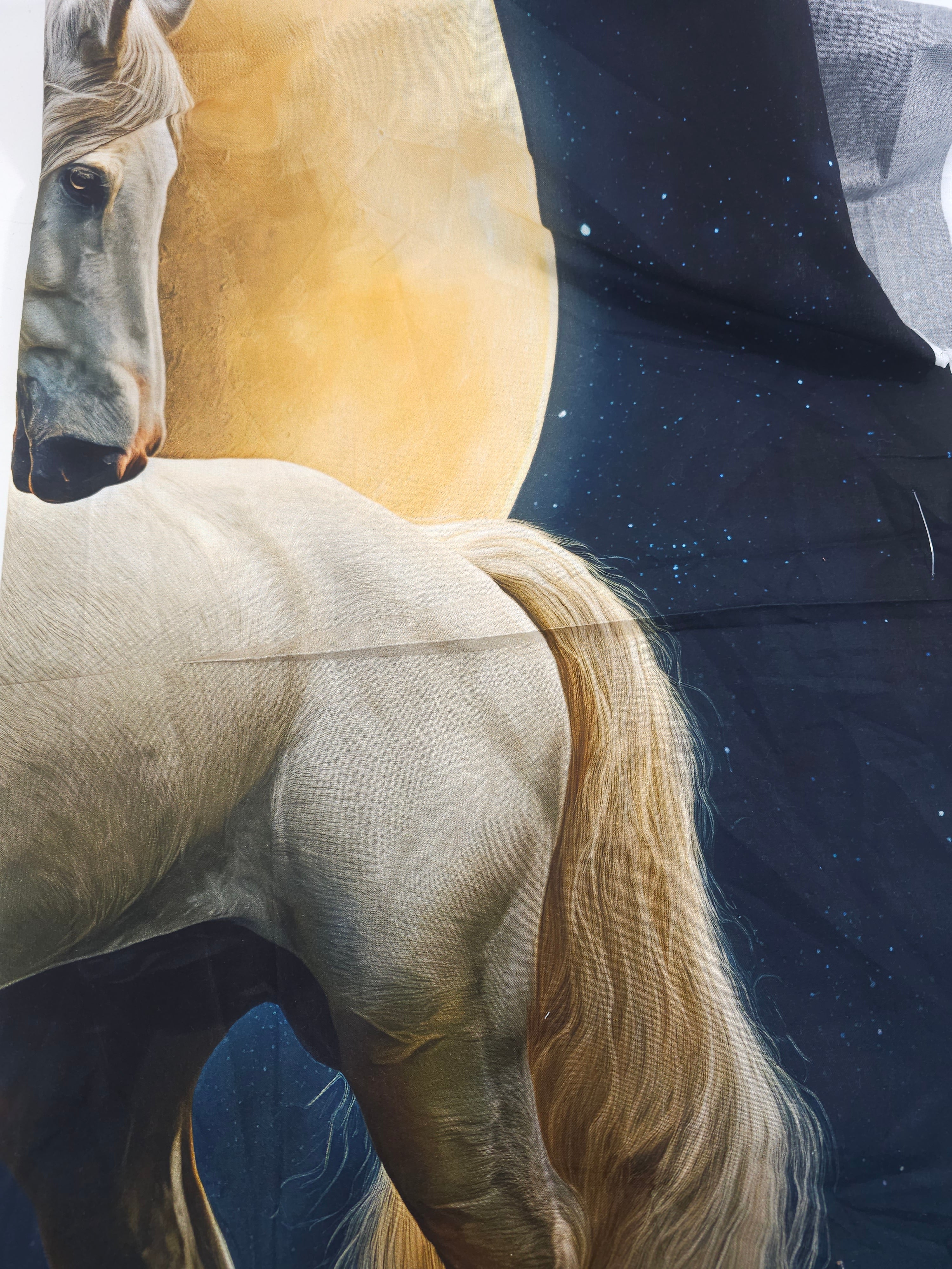 Majestic horse Cotton panel- 0.9m piece