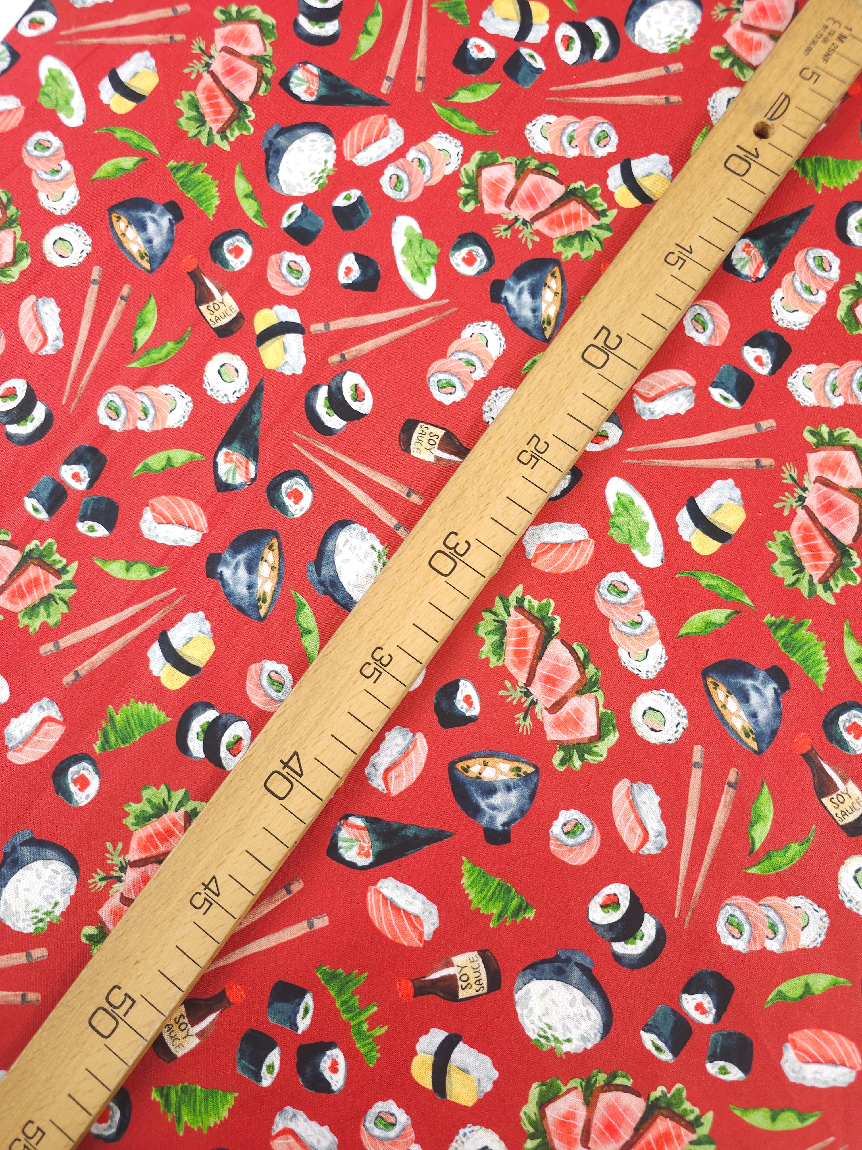 Sushi Time 100% Cotton