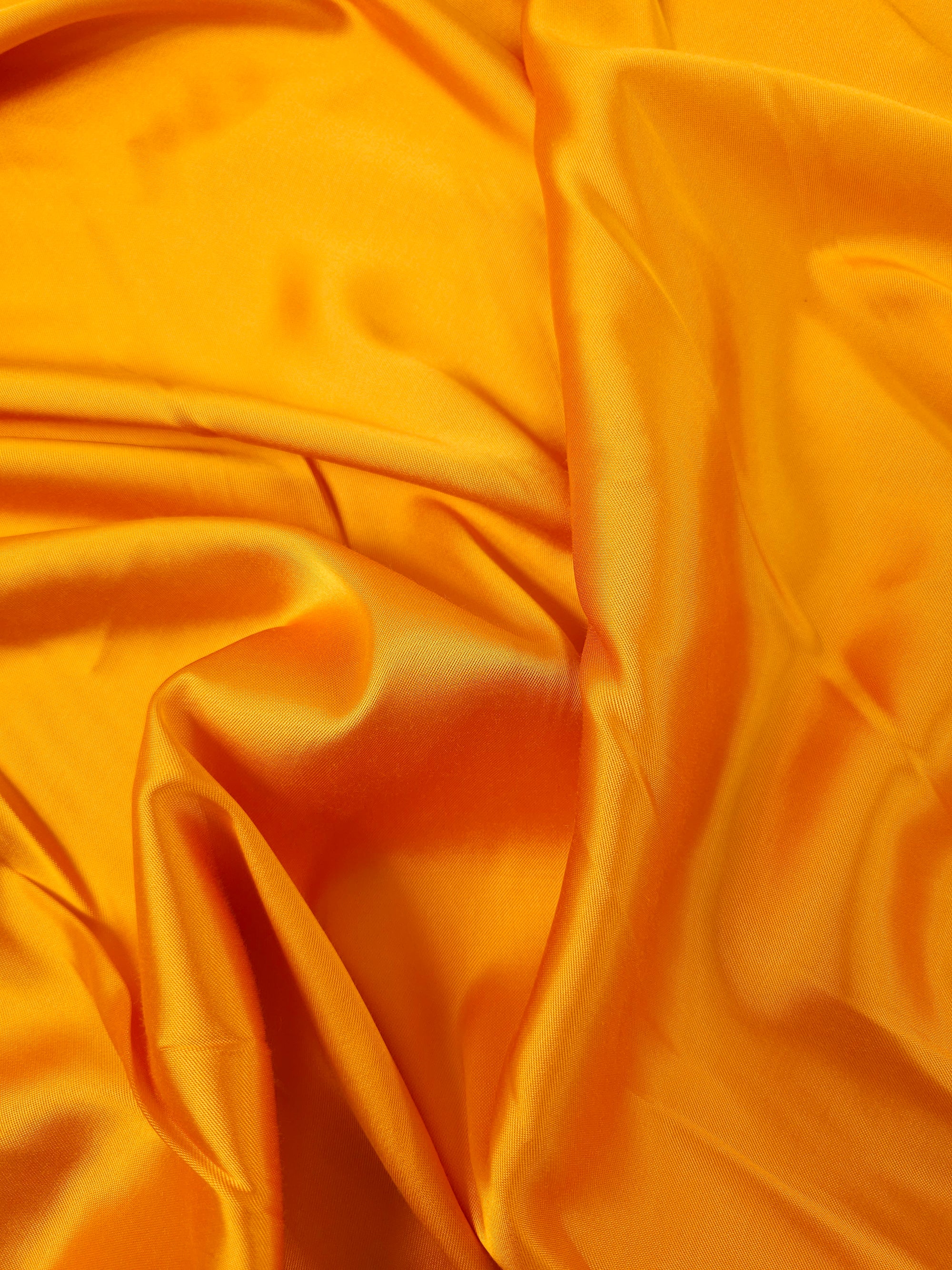 Orange Viscose Satin